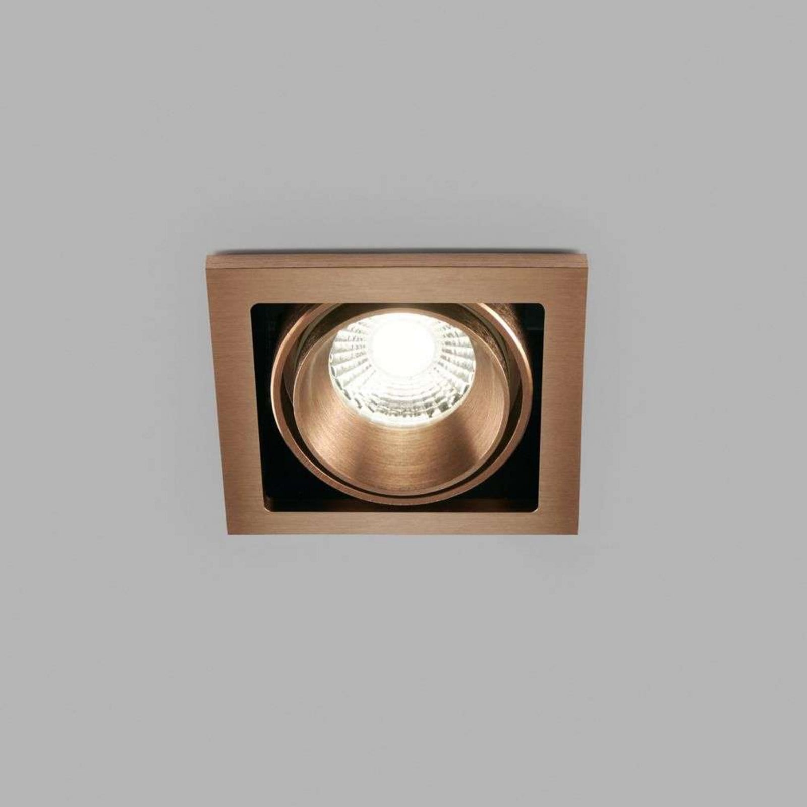 Ghost +1 Indbygningsspots 9W 2700/3000K Rosaguld LIGHT-POINT - Stue - Metal