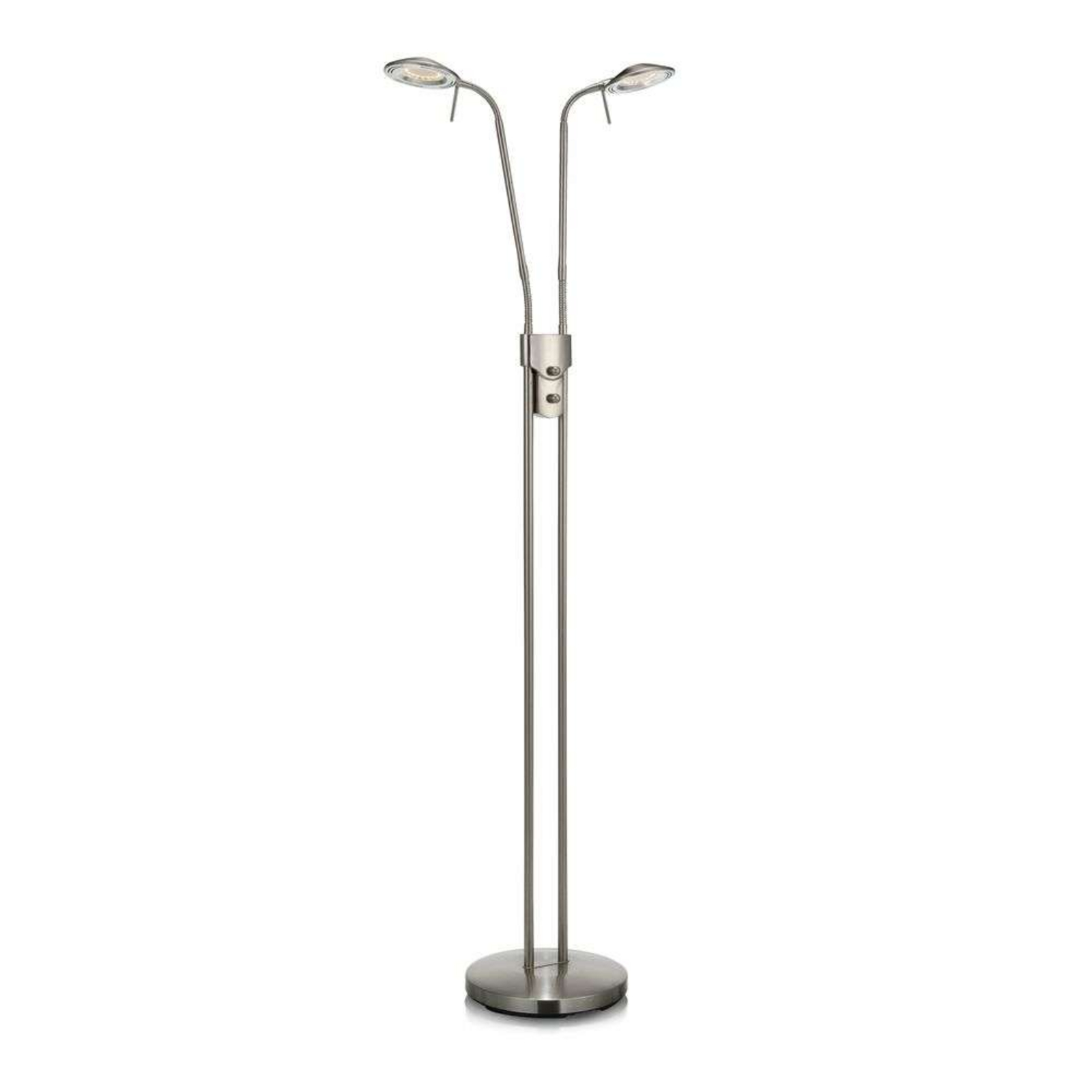 Hudson Lampadar 2L Steel - Markslöjd