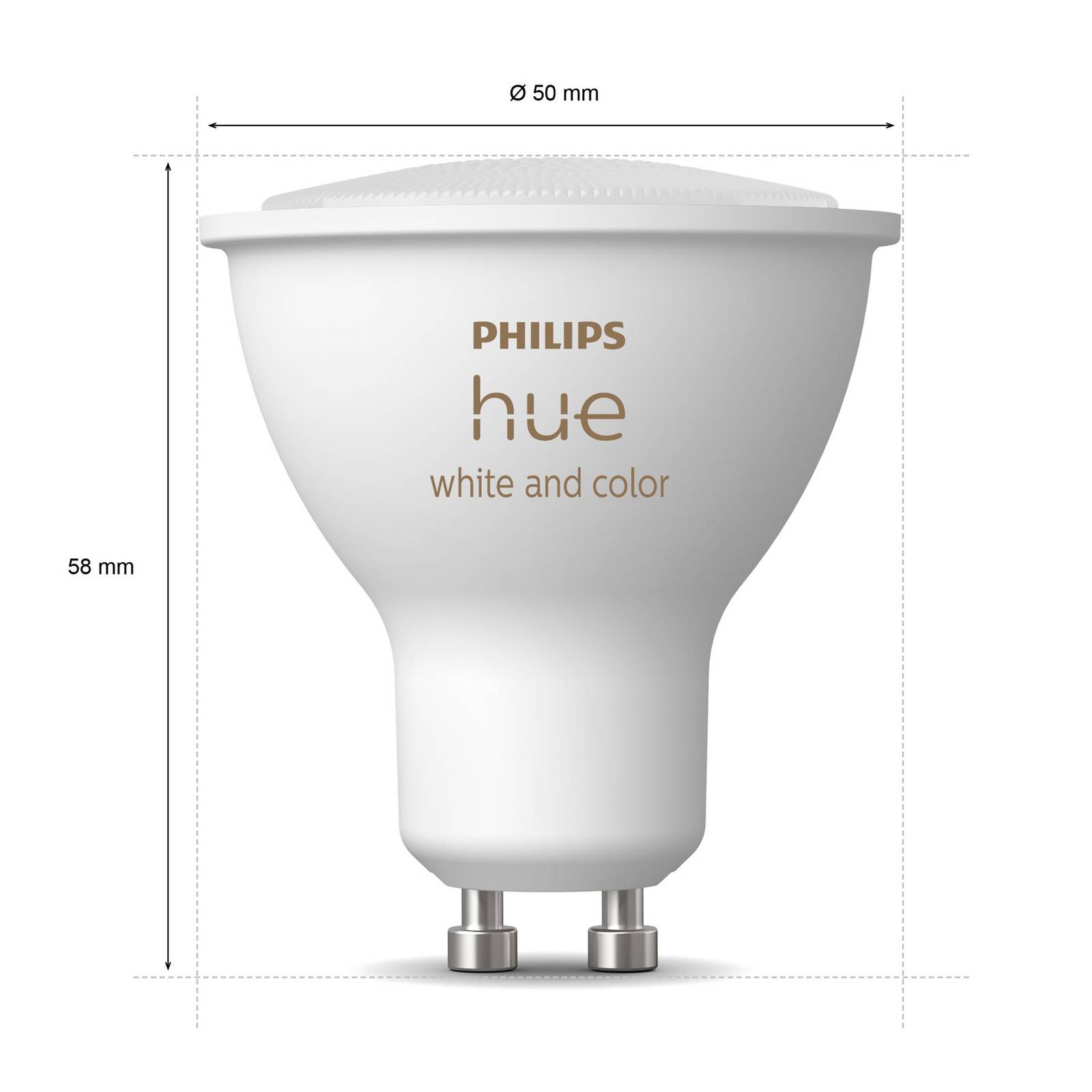 Philips hue white&color ambiance gu10 5,7 w 3-as