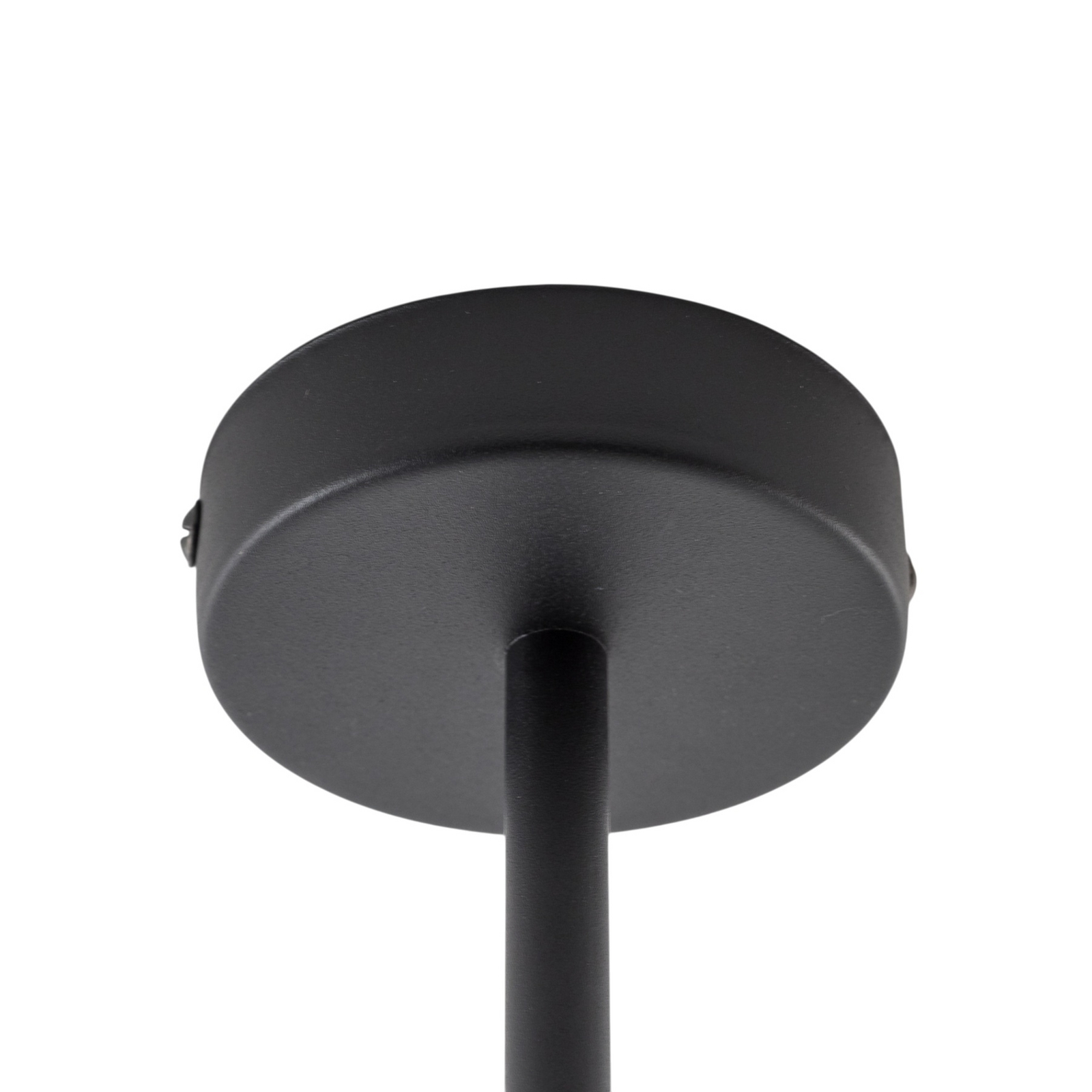 Lampa sufitowa Aria, czarna, mikrofibra, E27