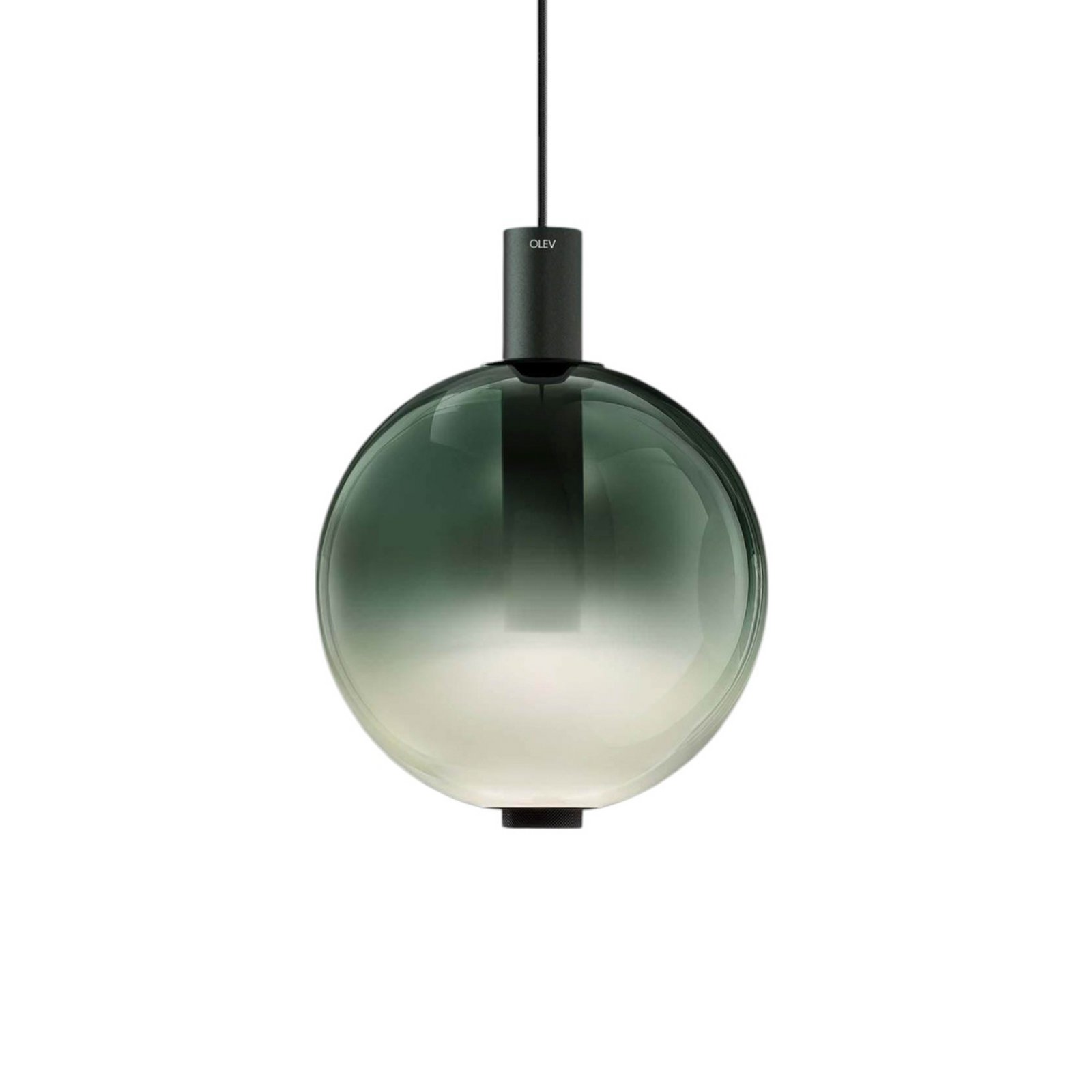 OLEV LED-Hängeleuchte BEAM STICK NUANCE, grün, Ø 20 cm, 927
