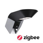 Candeeiro de parede solar Paulmann Soley ZigBee antracite