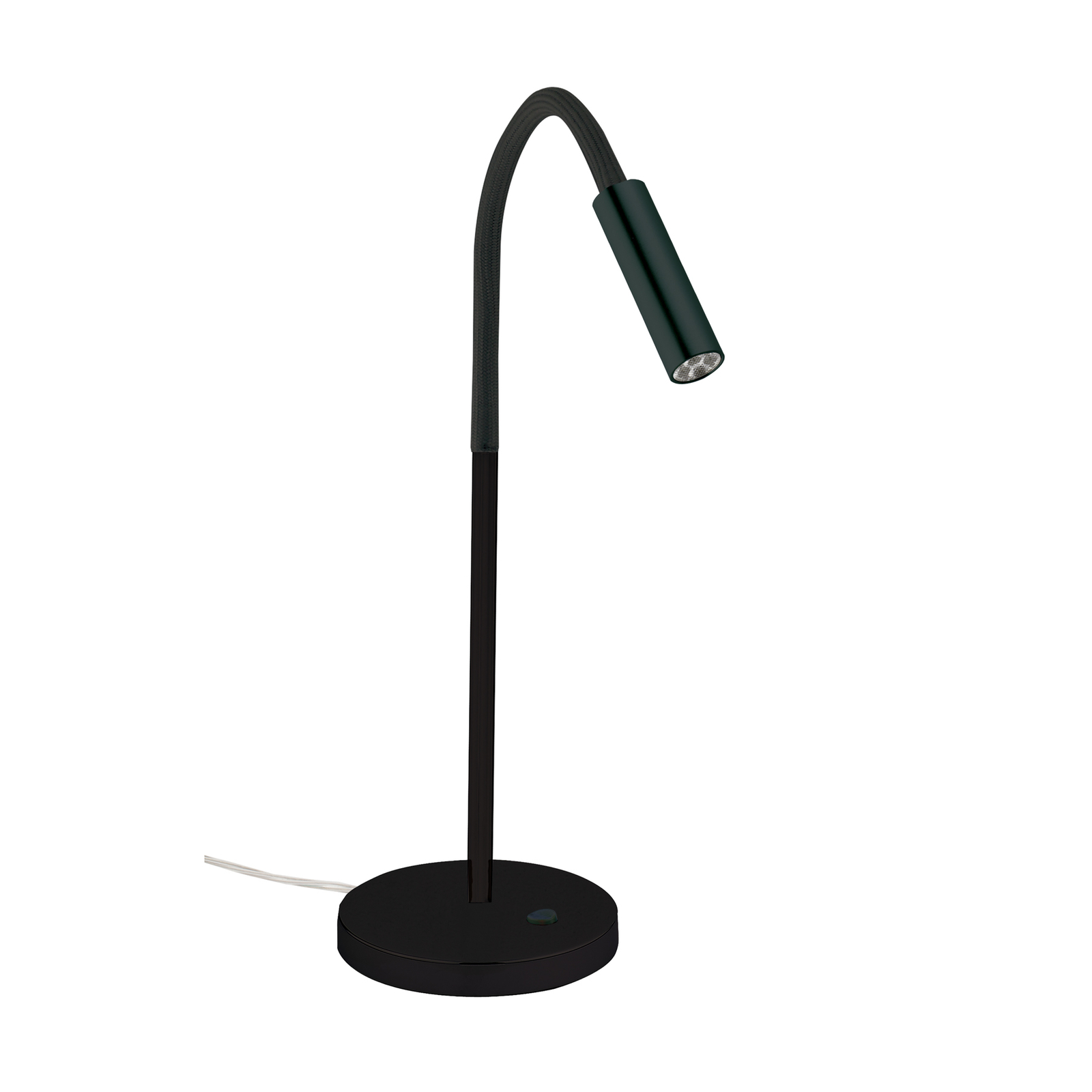 LED-bordslampa Rocco, svart matt flexarm svart