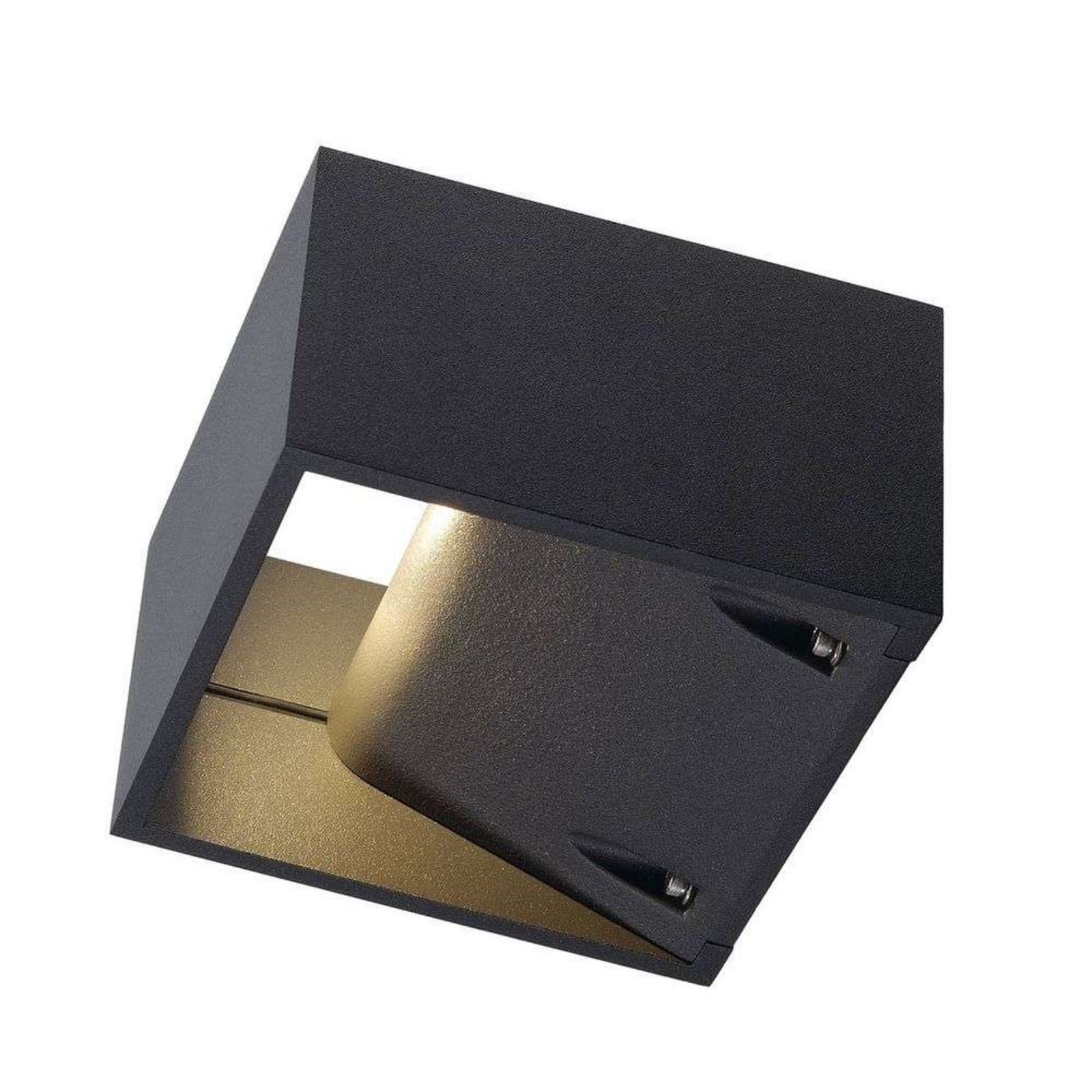 Logs Wandleuchte Square LED IP44 Anthracite SLV - Aluminium