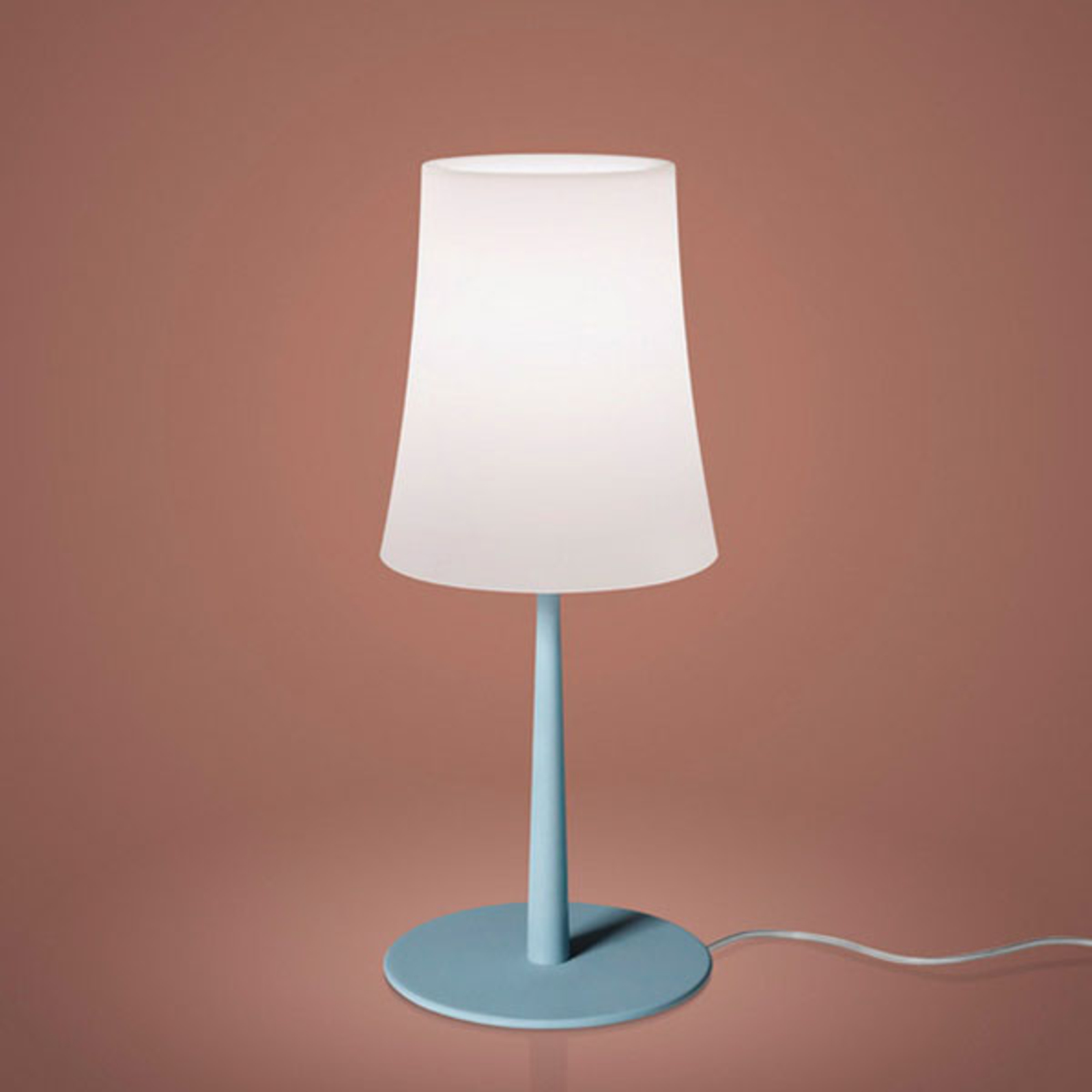 Birdie Easy Pöytävalaisin Opaque Light Blue - Foscarini