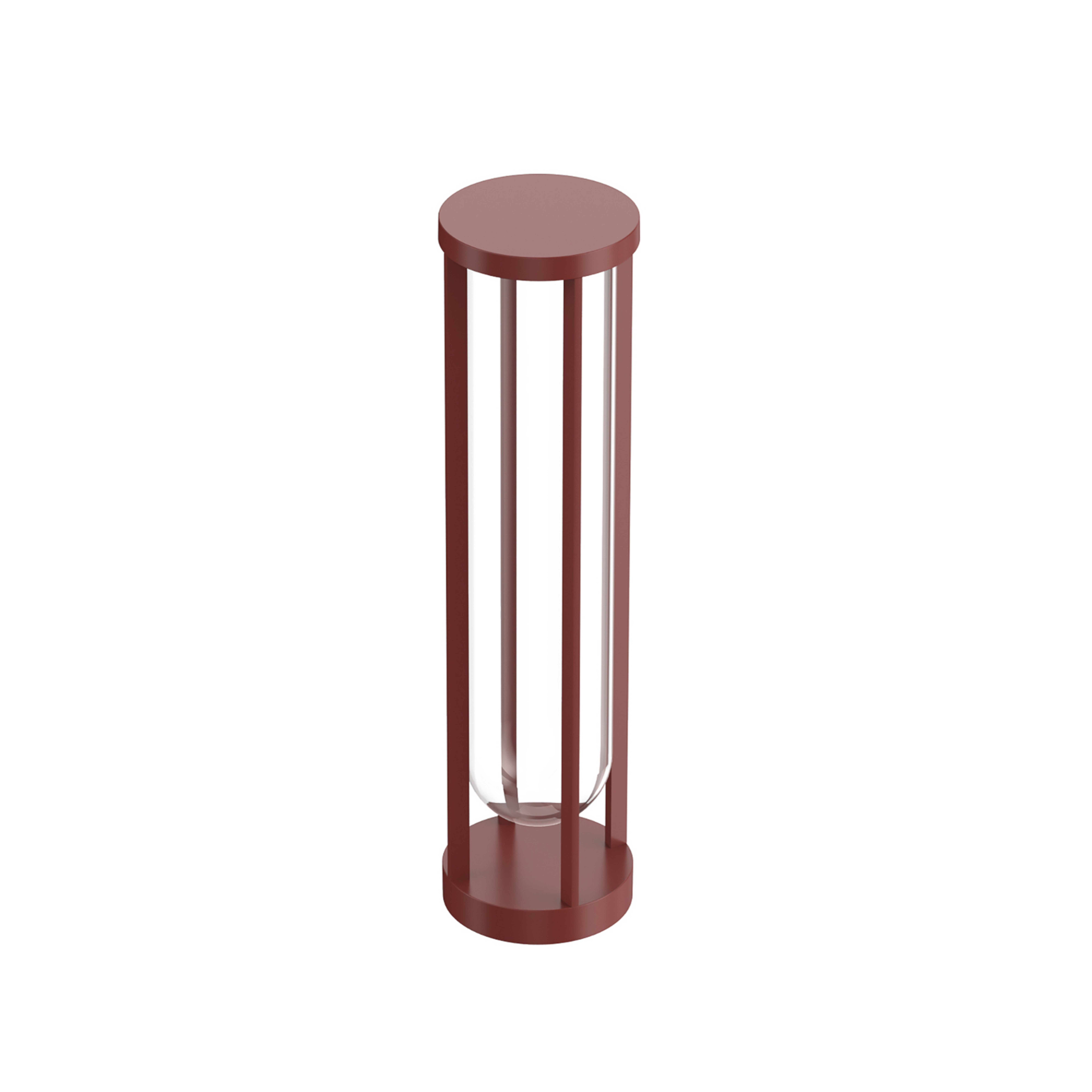 FLOS In Vitro Bollard 2, 2.700 K, 60 cm terracotta