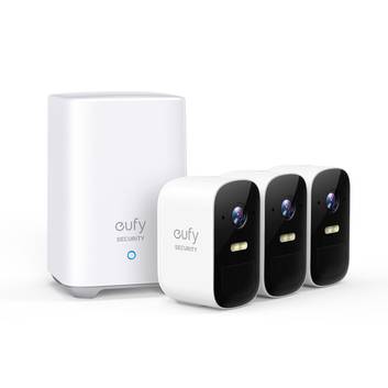 EUFY Security eufyCam 2C IP67 3 per set HomeBase 2