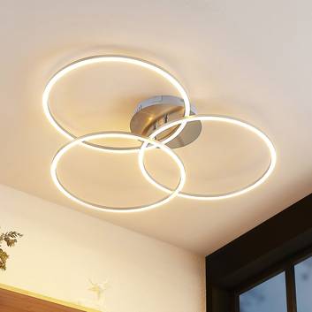 Lucande Lucardis LED-Deckenlampe, 3-flammig, rund
