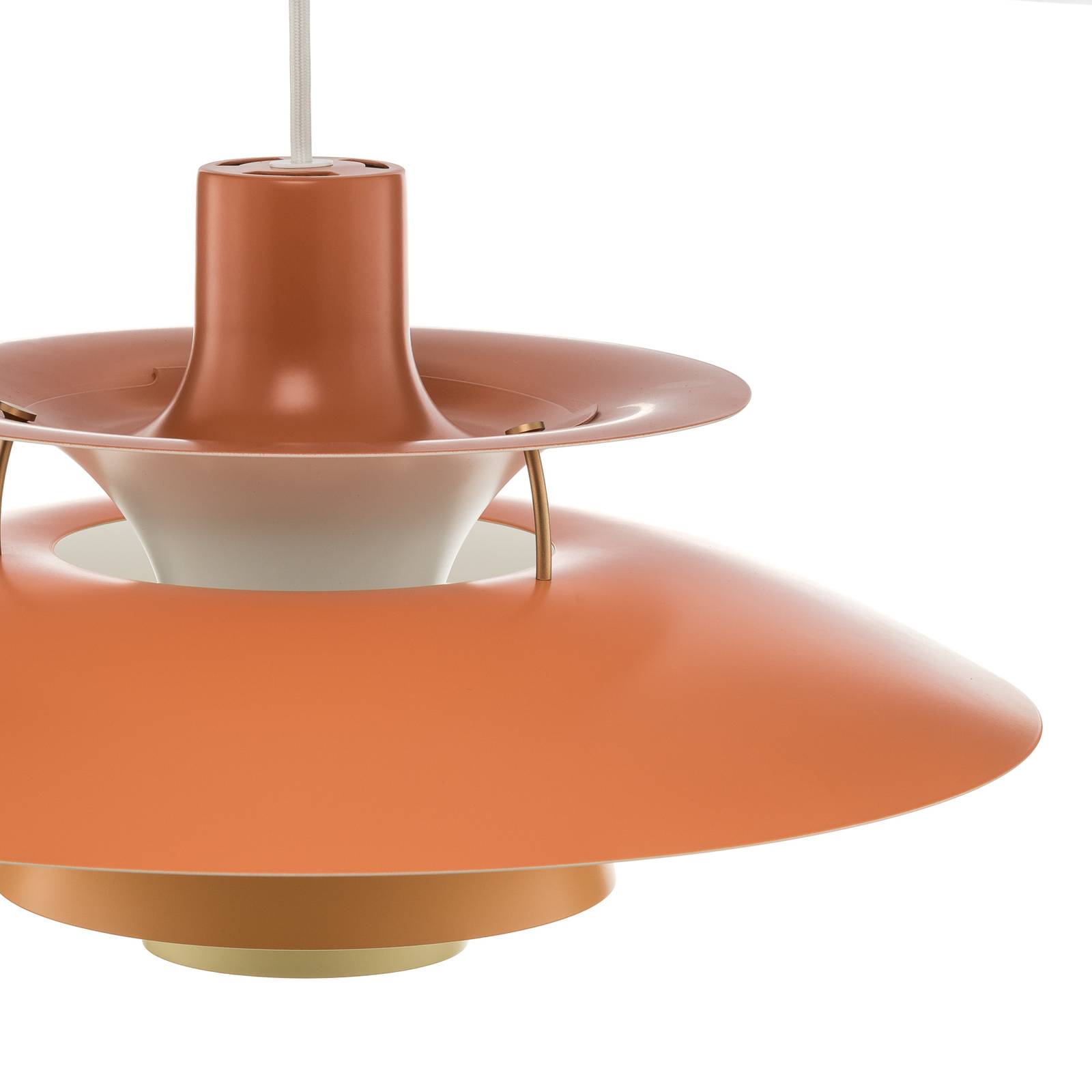 Louis Poulsen PH 5, lampa wisząca, pomarańczowa