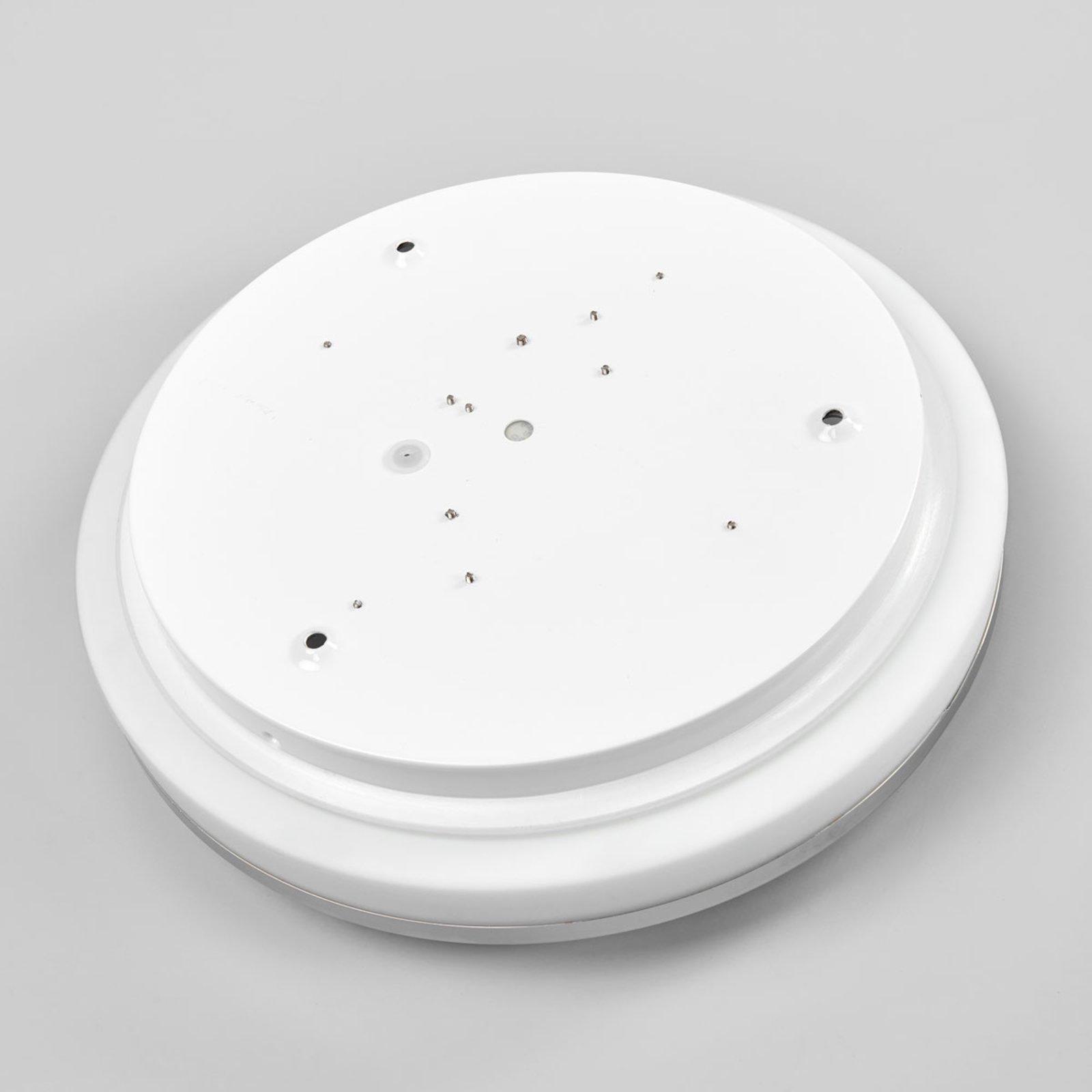 Lyss Round LED Ceiling Lamp IP44 Ø34 Chrome - Lindby