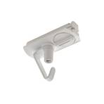 SLV Adaptateur, rail monophasé HT, blanc, plastique