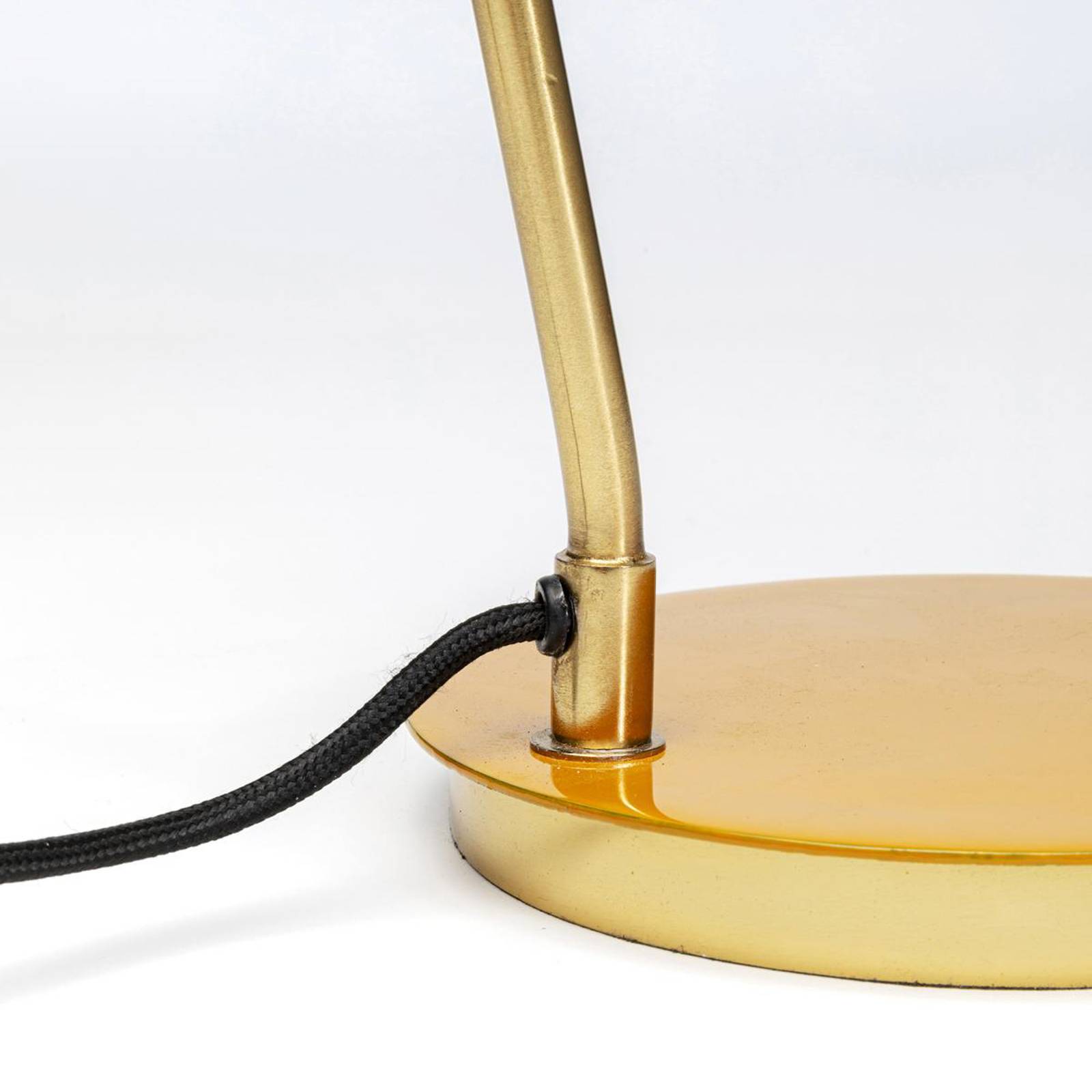 KARE Lampe à poser Demi jaune acier hauteur 56 cm