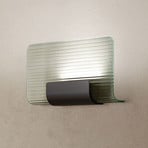 kdln LED wall light Nami, width 30 cm, glass