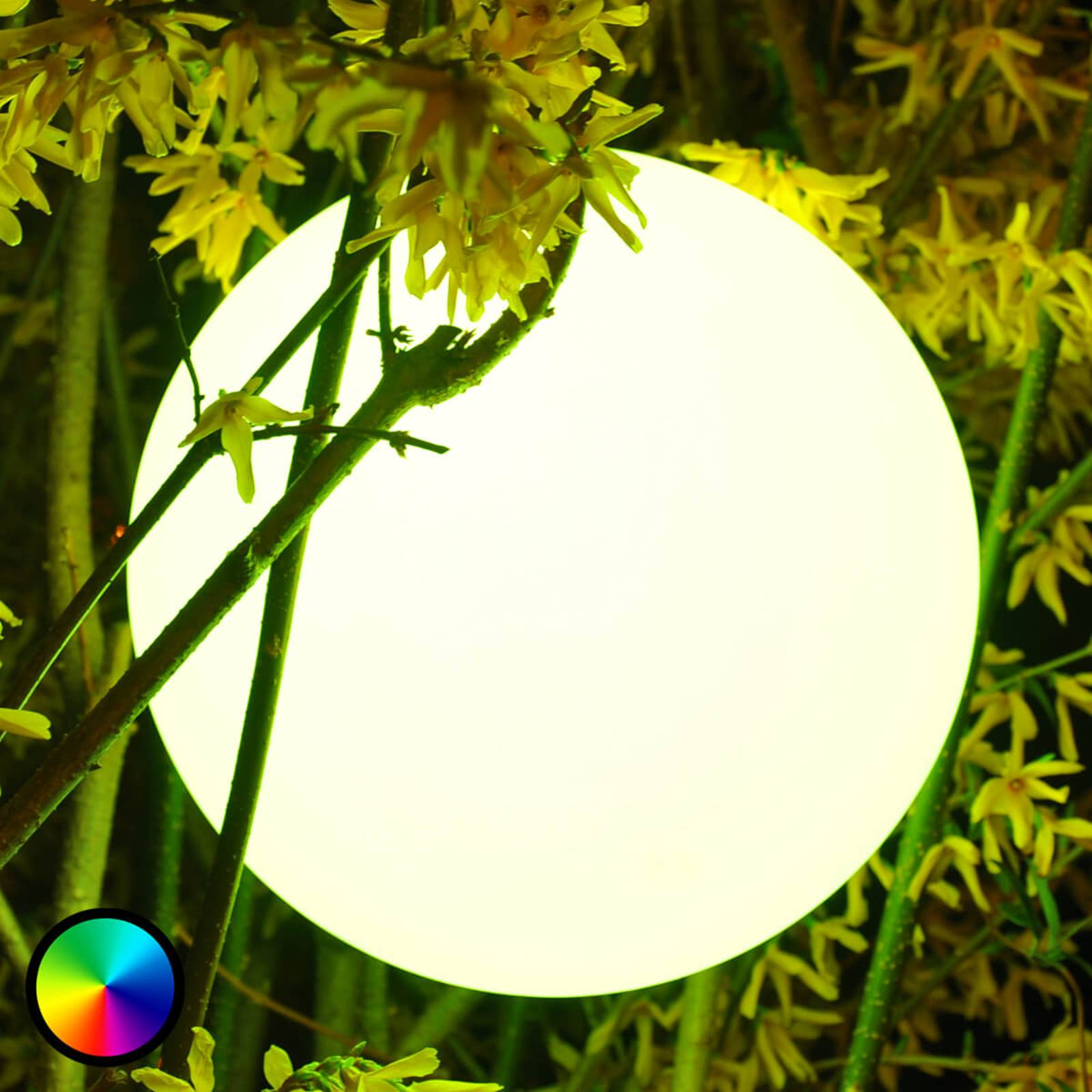 Pearl – kugleformet LED-lampe styrbar via mobil