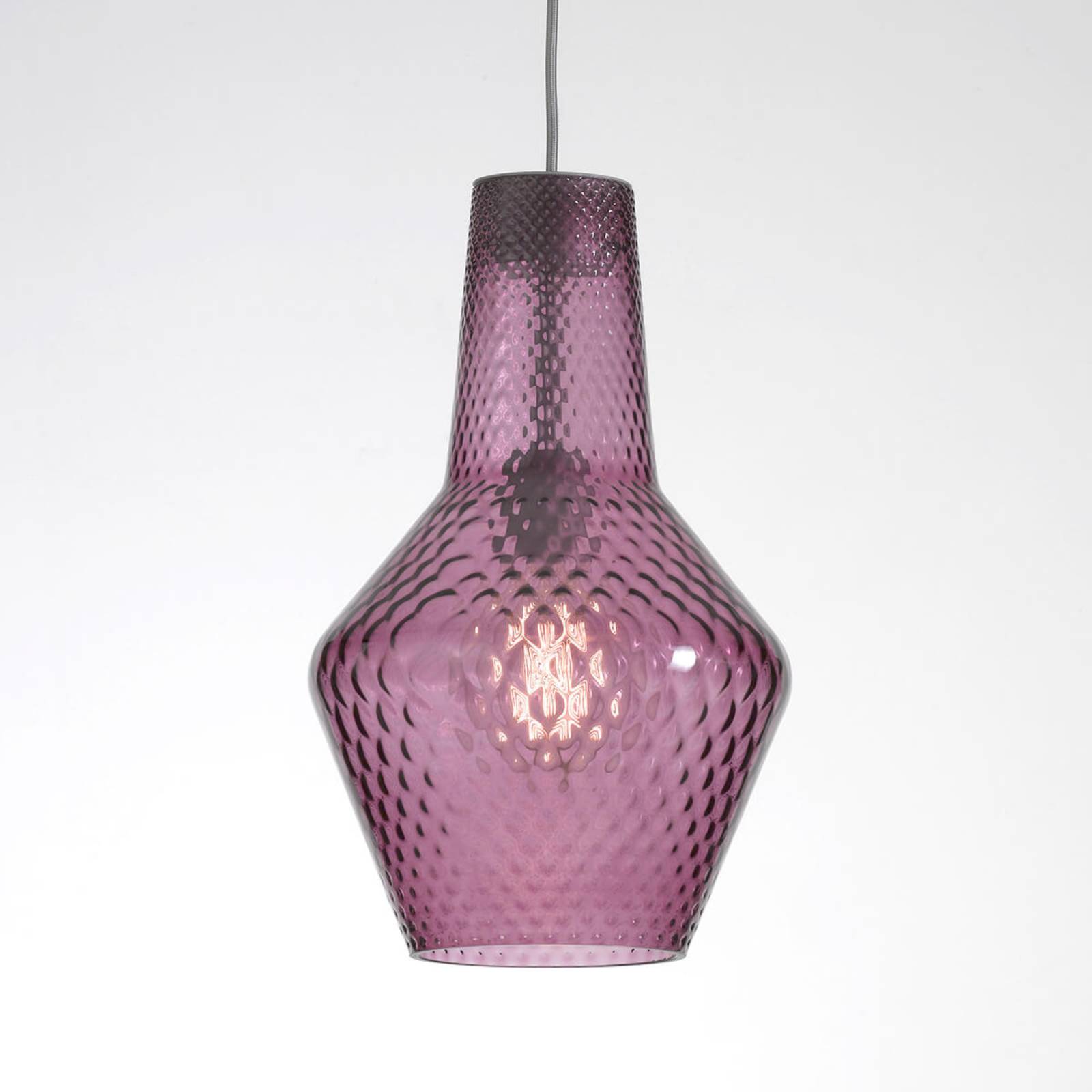 Billede af Romeo hængelampe 130 cm, ametyst glas