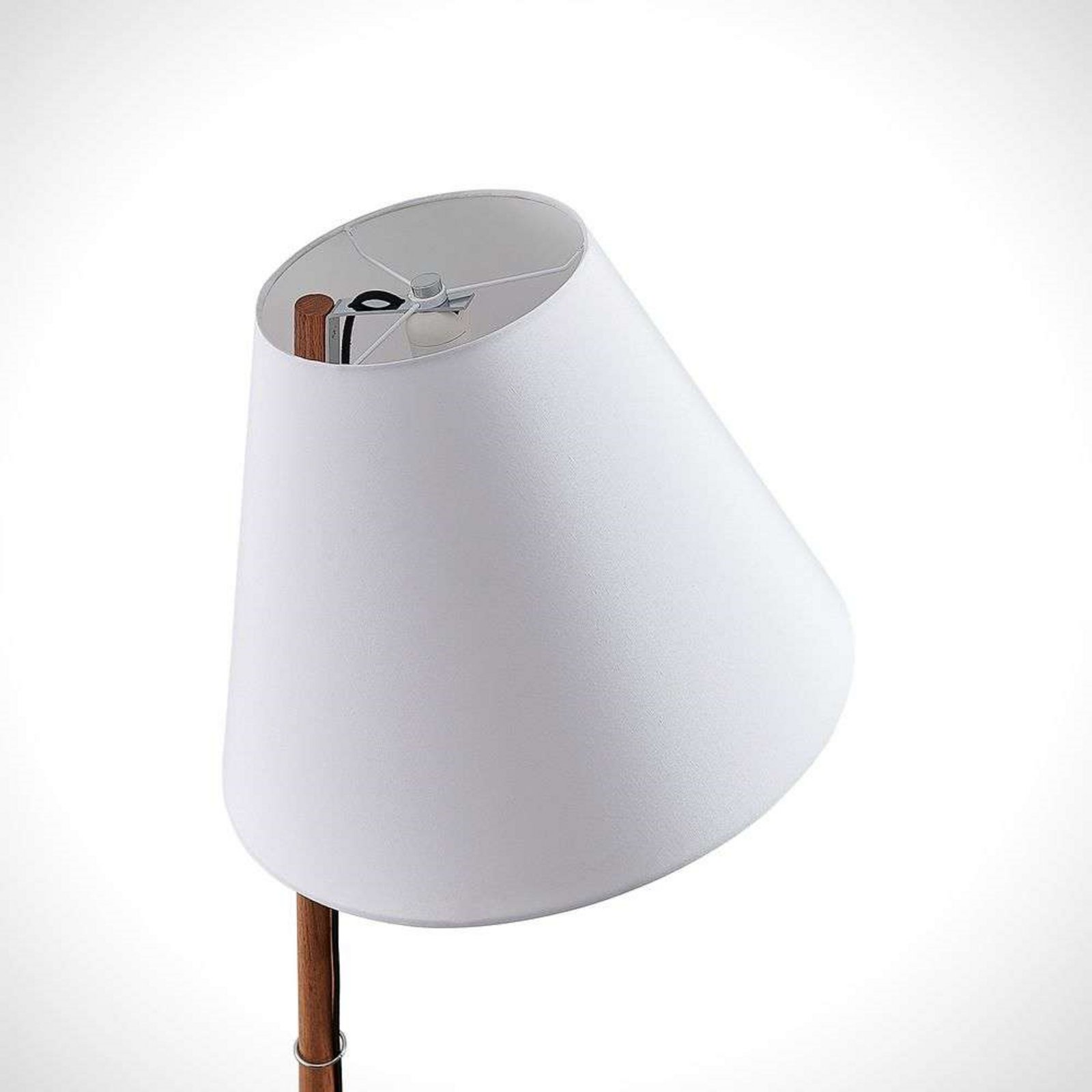 Jinda Lampadar White/Wood - Lucande