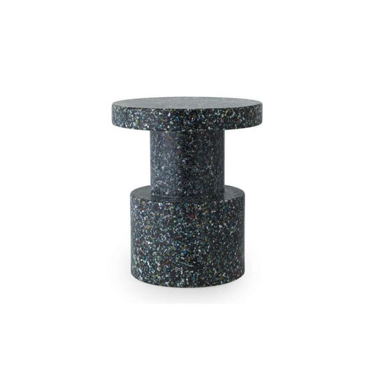 Bit Hocker, nero/colorato, altezza 42 cm - Normann Copenhagen