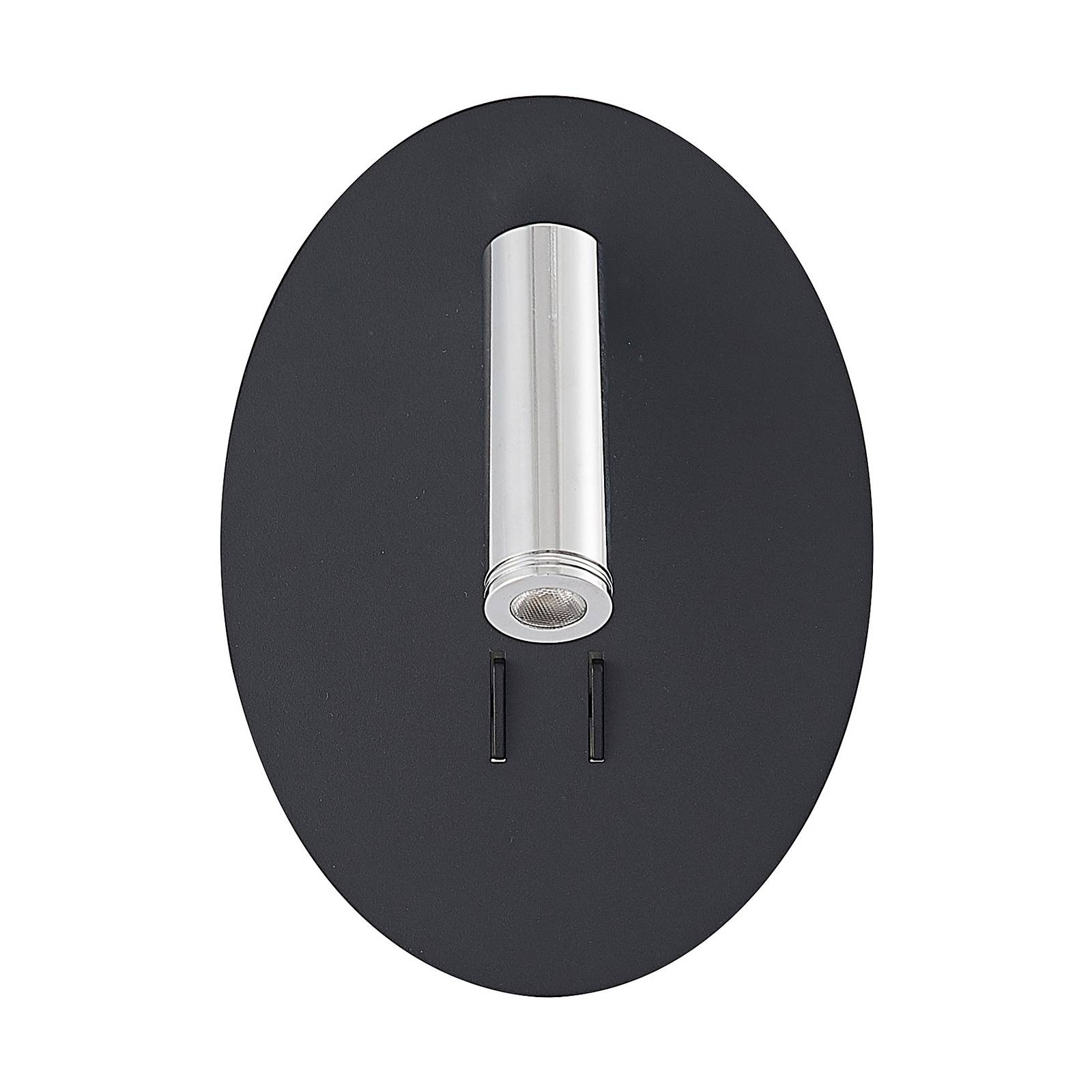 Lucande LED Wall Light - Living / Dining Room - Reading Lamp - Modern - Black
