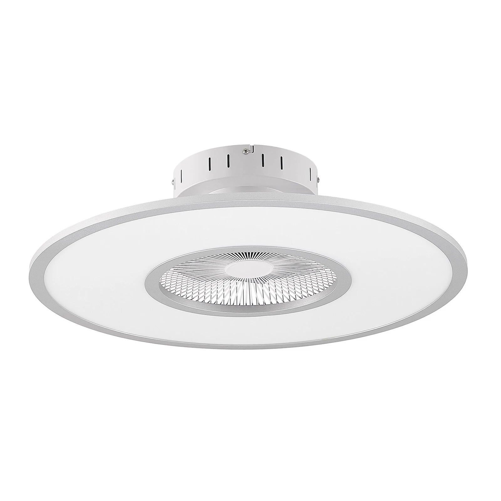 Lindby LED mennyezeti ventilátor Romea, kerek, DC, csendes, 60 cm