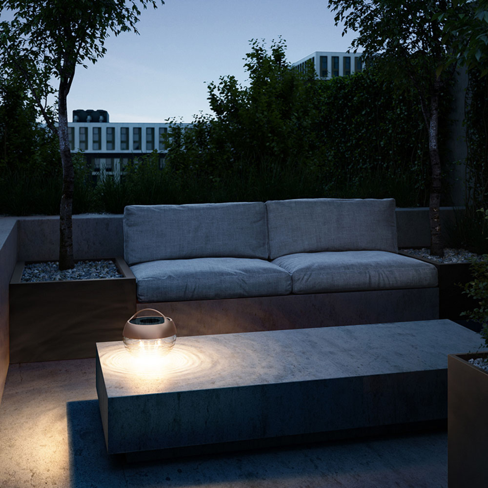 IP44.de aqu S LED-Solarleuchte, Höhe 23 cm