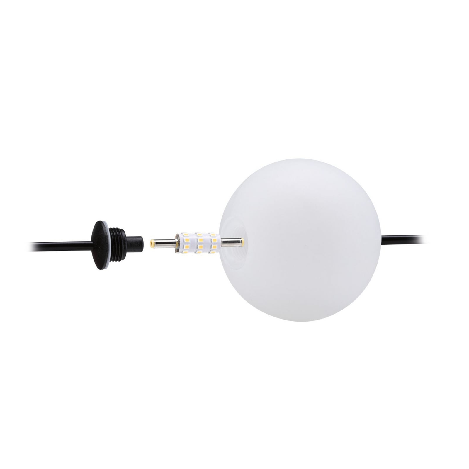 Paulmann Plug &amp; Shine lyslenke Naima basissett, 6 m, IP67