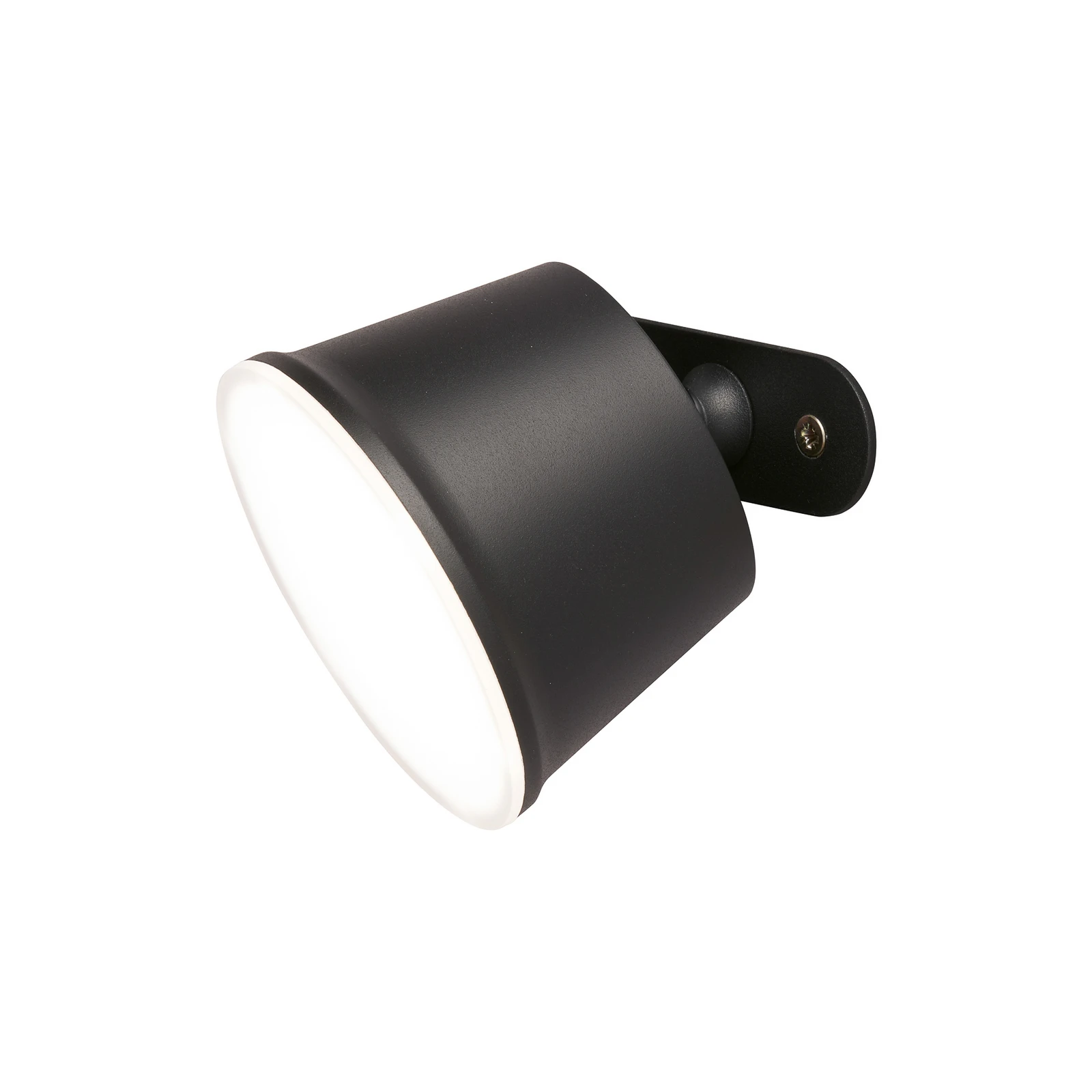 Candeeiro de mesa LED recarregável Voet, regulável, preto areia