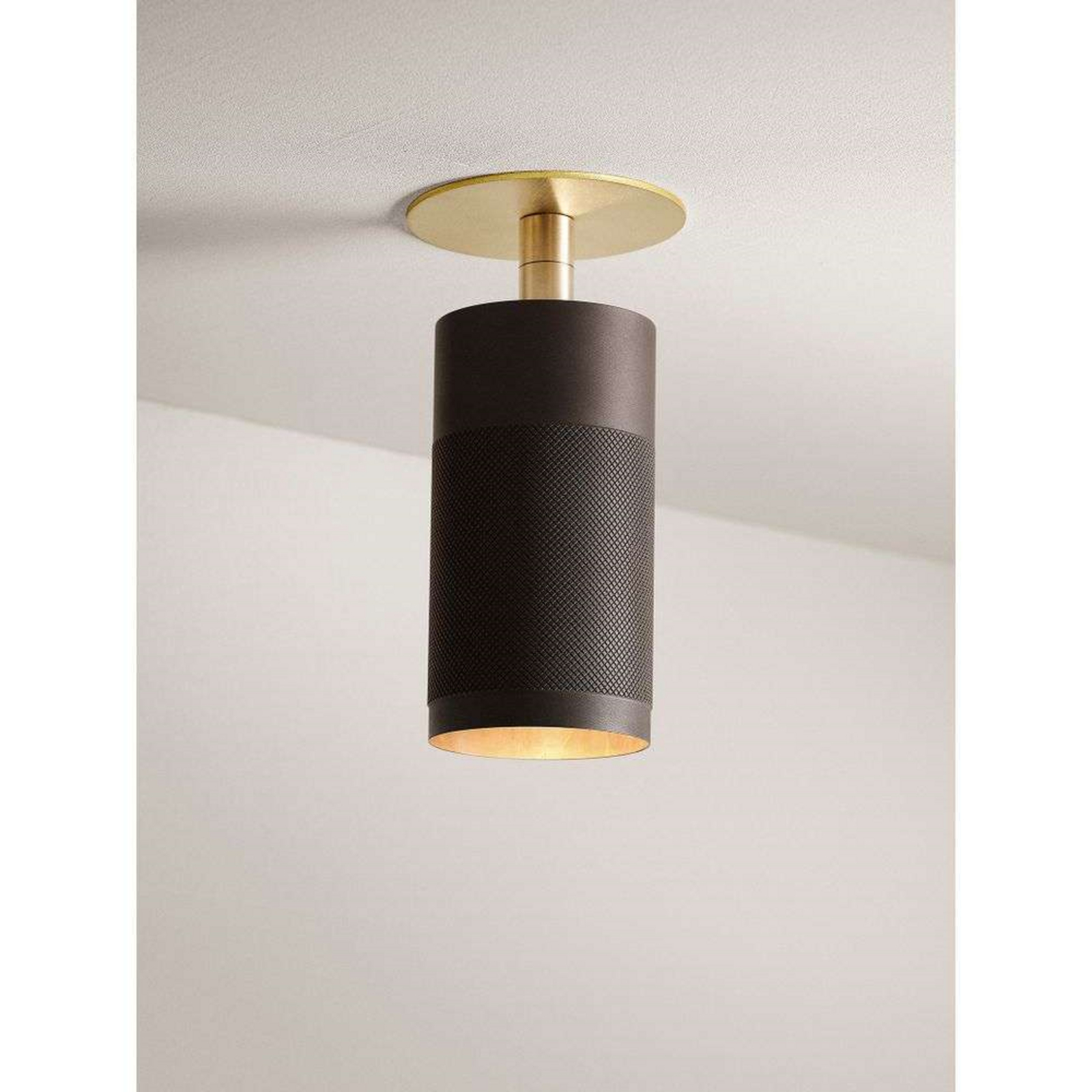 Patrone Recessed Ceiling Lamp (Clip Fit) Browned Brass/Brass - Thorup Copenhagen