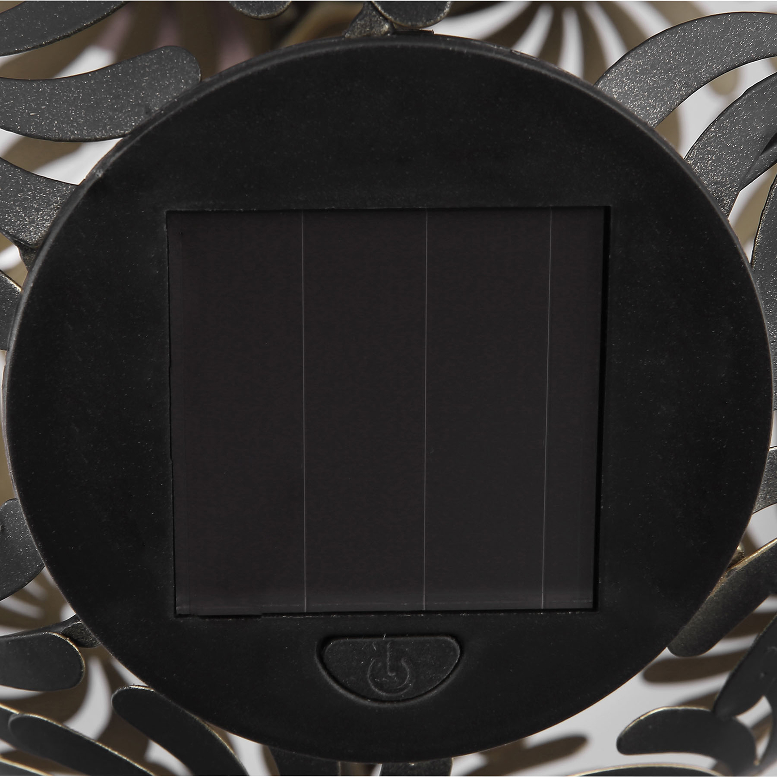 Globo 33632B LED solar light with metal sphere, black, metal, 0.06 W, H: 54 cm