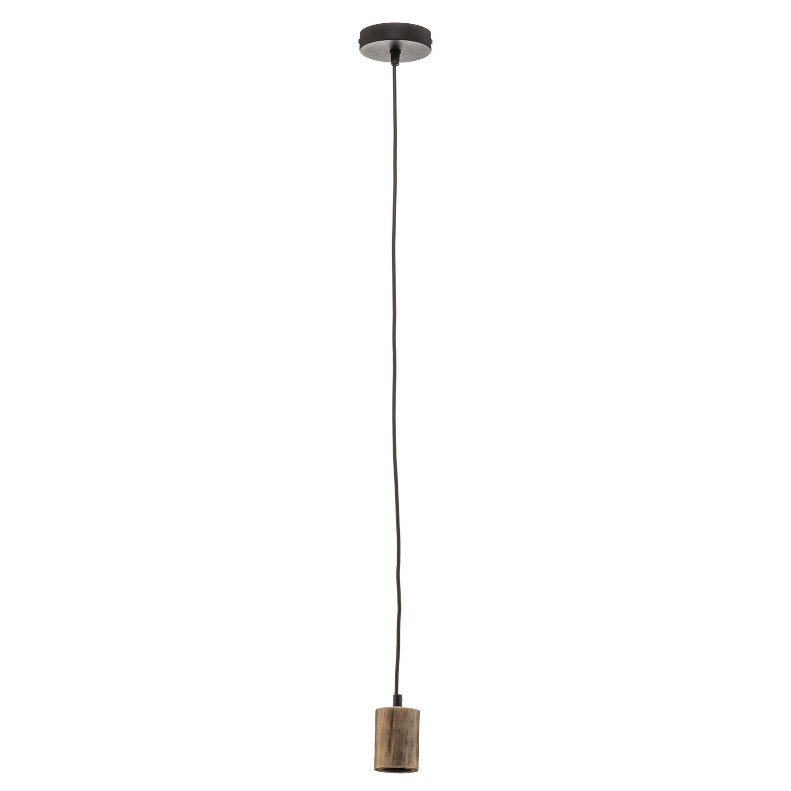 Závesné svietidlo Tronco, jedno svetlo, drevený záves 8 cm