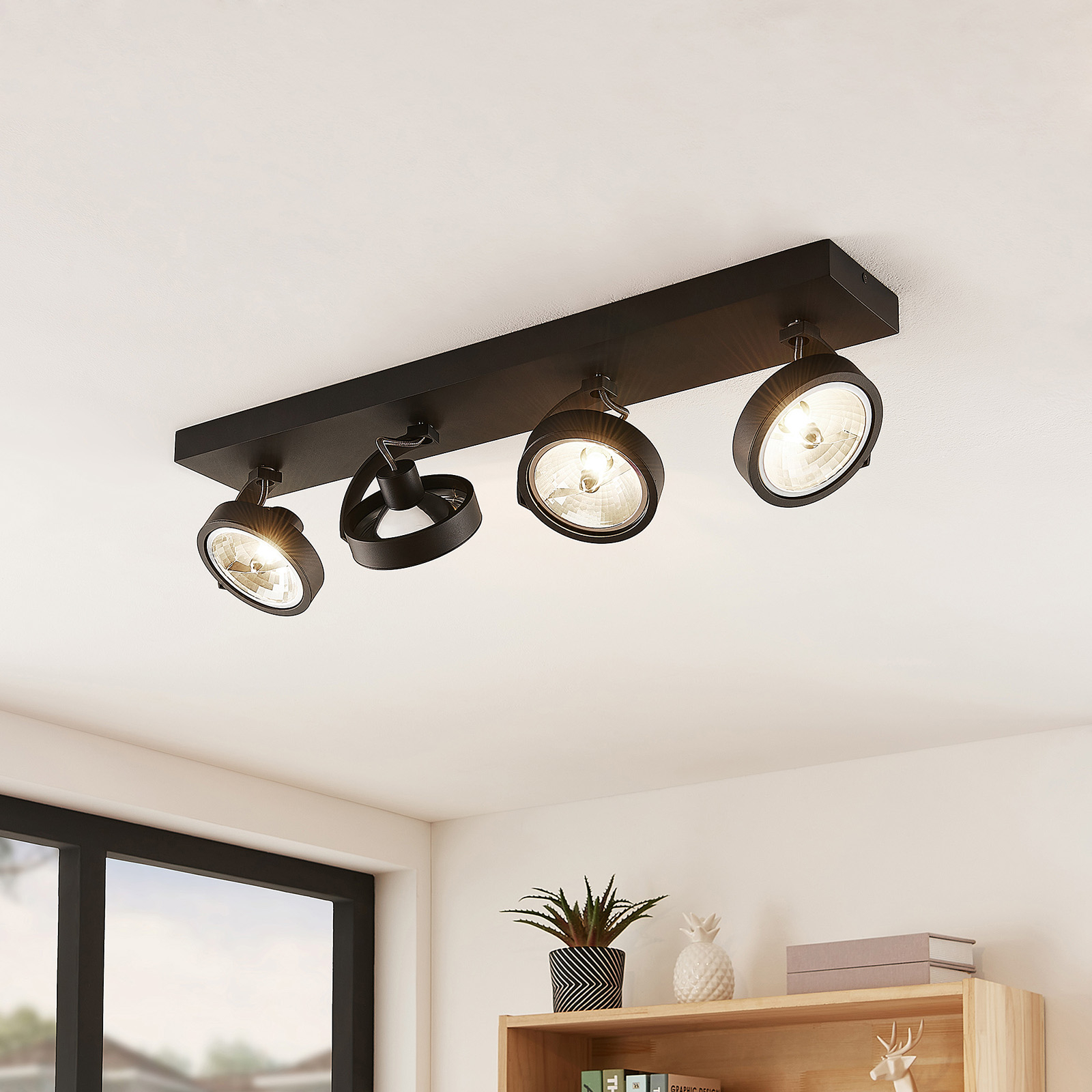 Arcchio Dagur taklampa 4 lampor, svart | Lamp24.se Arcchio Dagur taklampa 4 lampor, svart | Lamp24.se