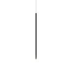 Egger LED hanging light Spago 60 T, black, Ø 1.4 cm aluminium