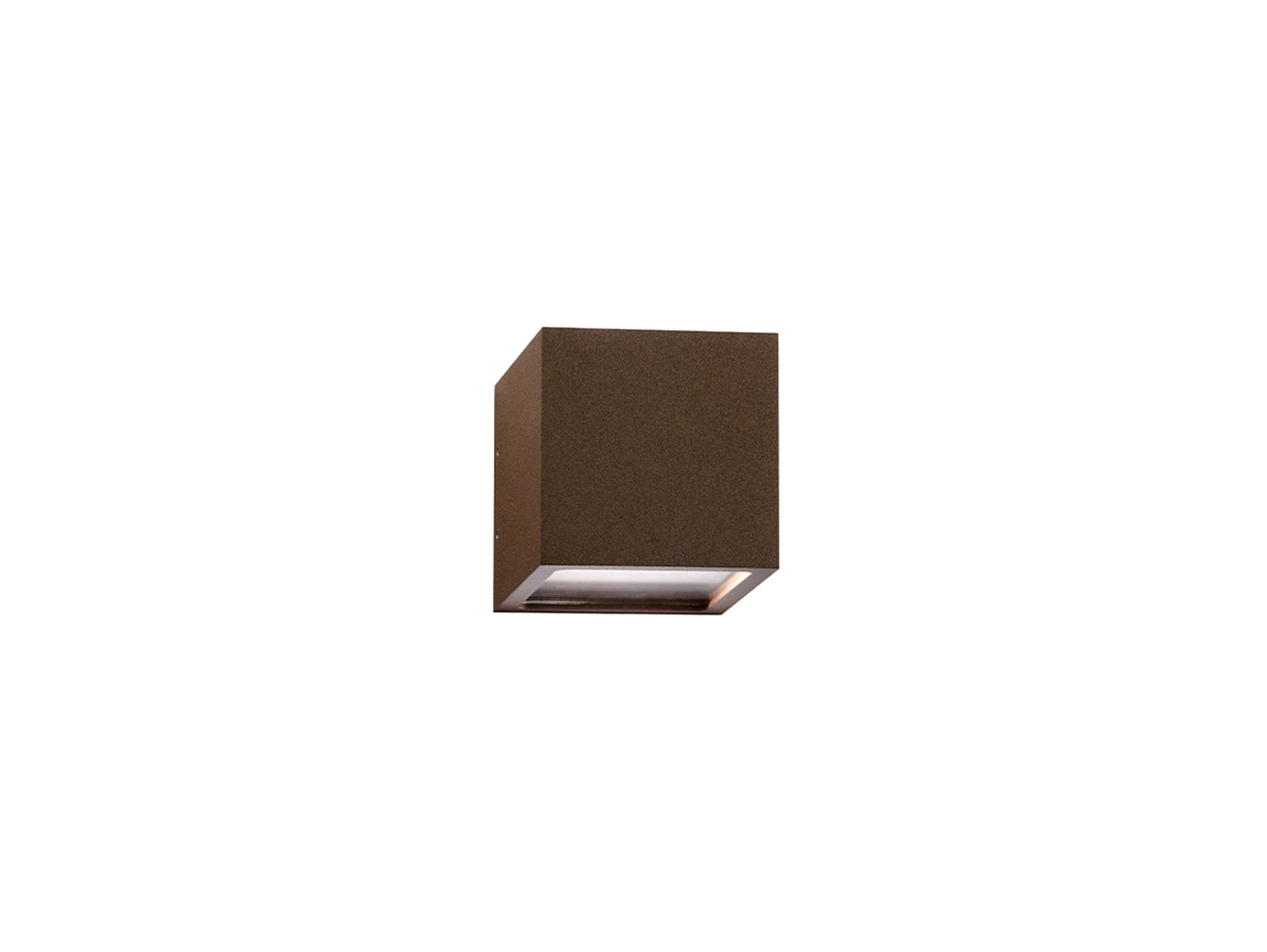 Cube LED Wandleuchte 3000K Up/Down Rust - LIGHT-POINT