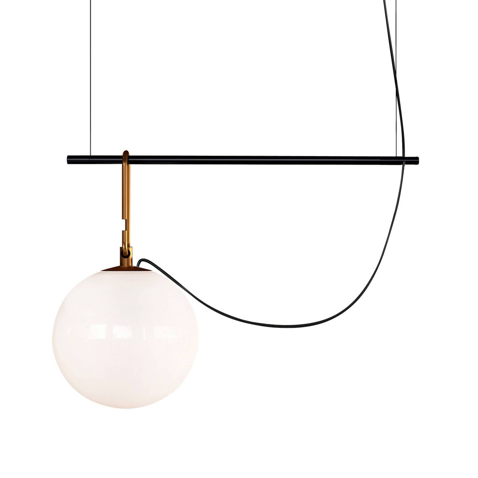 Závesná lampa Artemide nh S1 22 55 cm guľa Ø 22cm