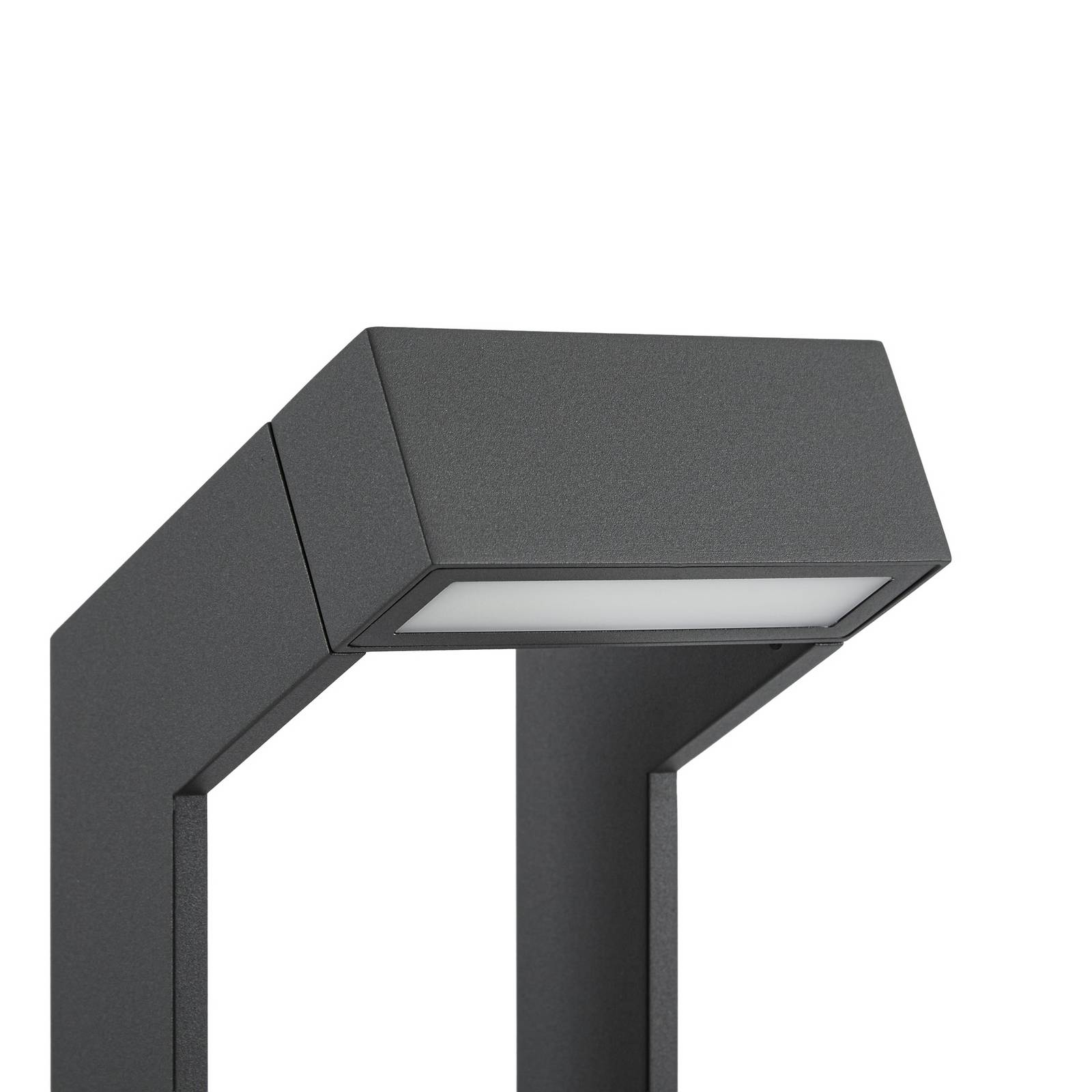 Słupek oświetleniowy LED Arcchio Kovato, wysokość 95 cm, ciemnoszara, IP65
