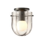 Seine Plafonnier Smoke/Antique Brass - GUBI