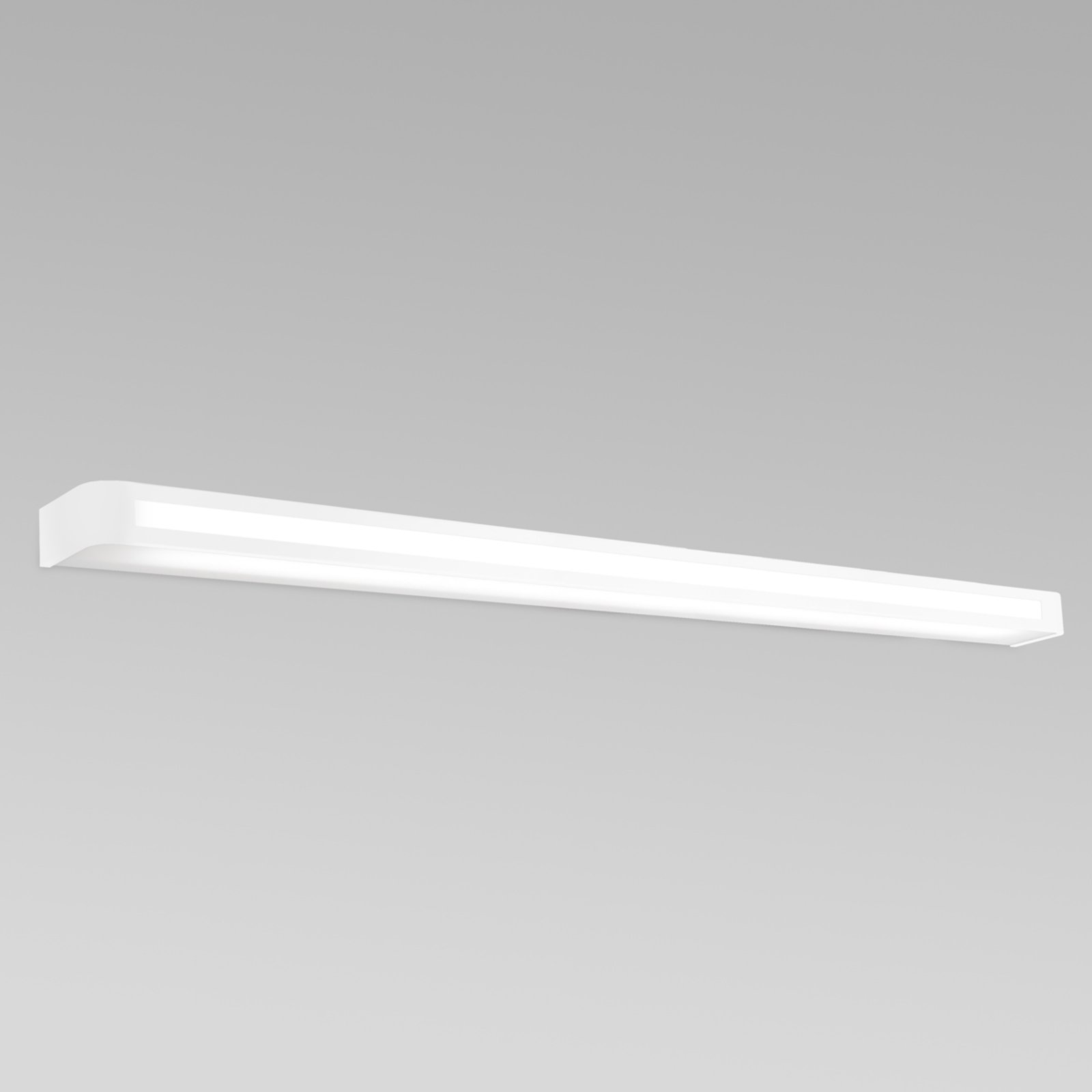 Tidslös LED-vägglampa Arcos, IP20 120 cm, vit