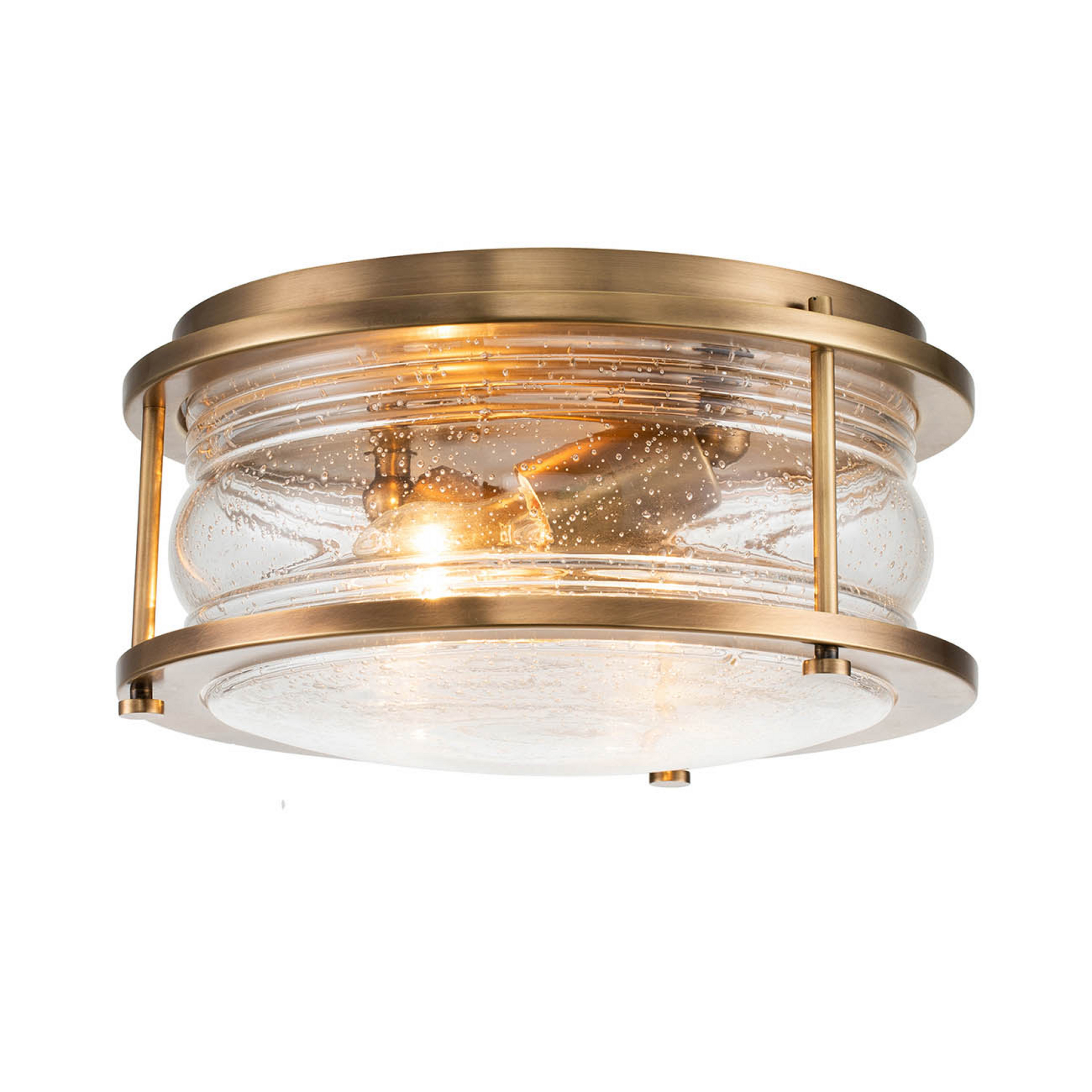 Ashland Bay Bad-Deckenlampe Ø30,5cm, messing, IP44 - Elstead