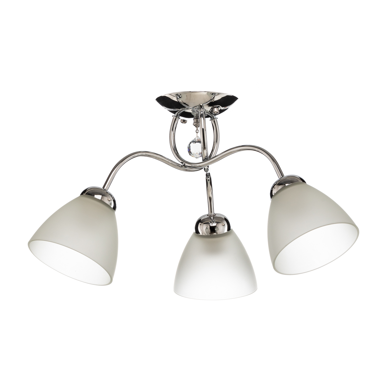 Plafondlamp Miranda, 3-lamps, chroom