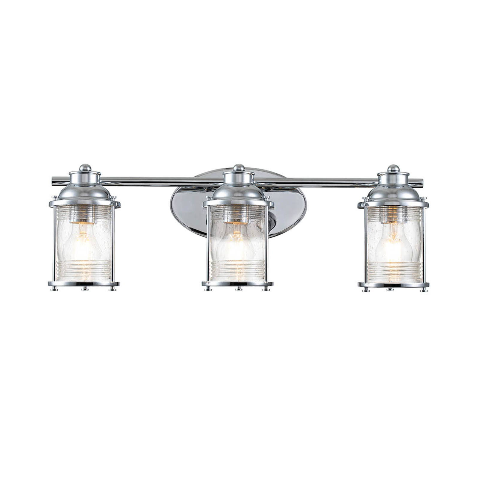 Ashland Bay bathroom wall light, 3-bulb