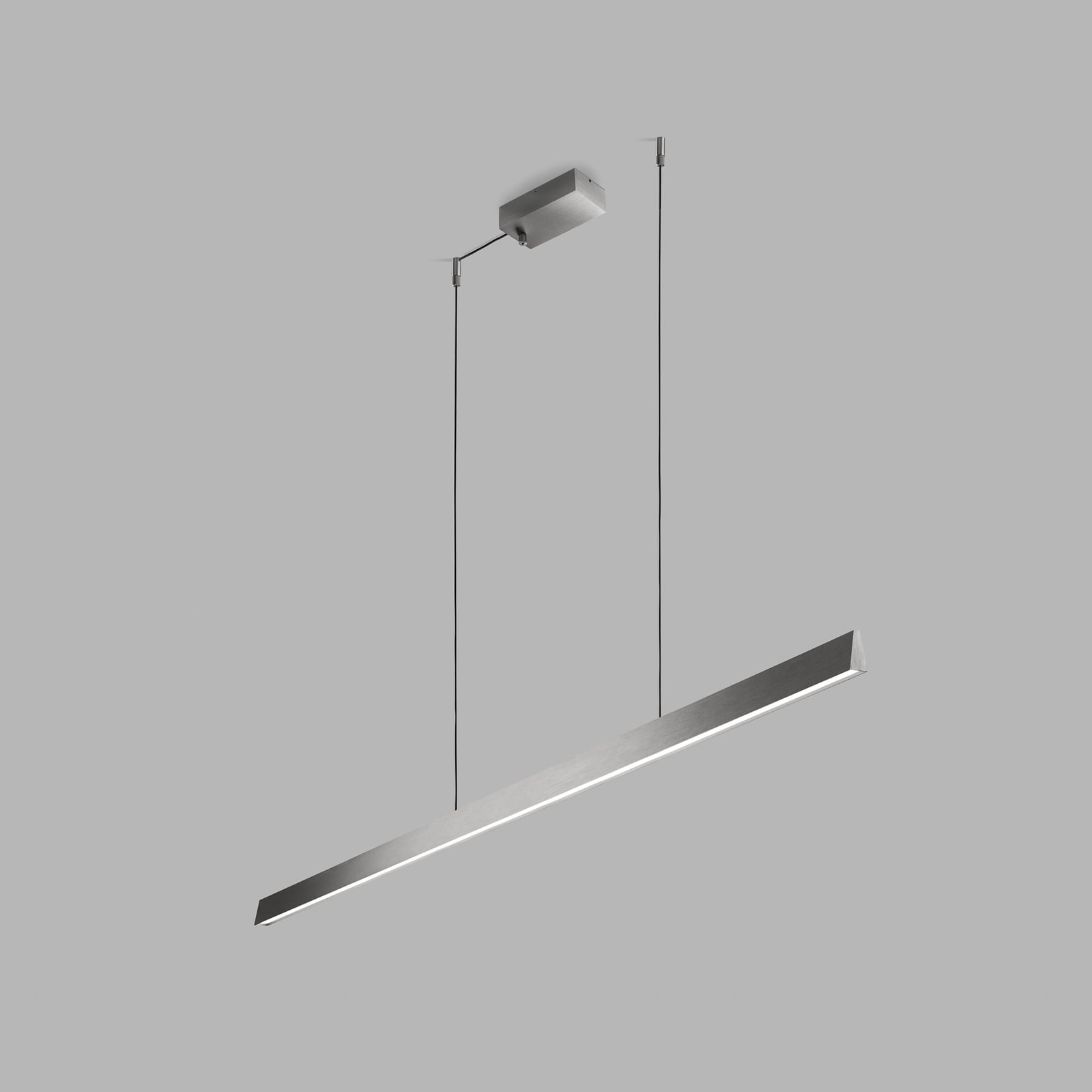 Edge Linear S1500 LED-Hängelampe titangrau CCT - Light-Point