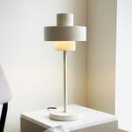 Dyberg Larsen table lamp Stoke, putty white, height 49.5 cm