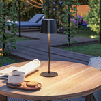 Paulmann LED-Akku-Tischleuchte Gilo, Kunststoff, IP44, USB-C