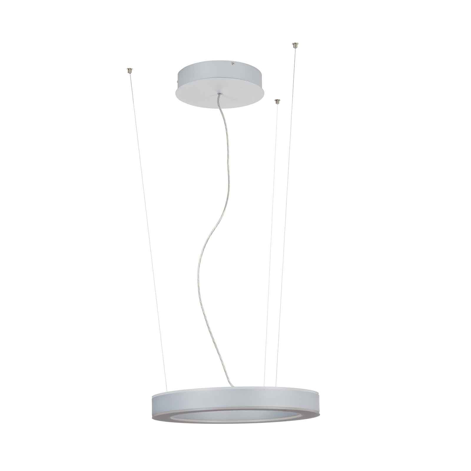 Arcchio Pietro LED pendant light silver Ø50cm