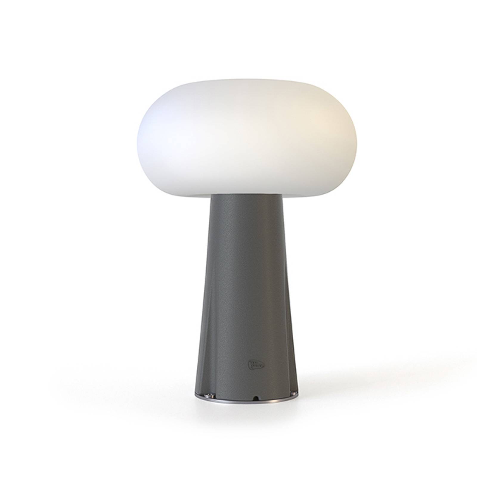 Newgarden Pepita LED pillar light, hybrid solar, polyethylene, steel, 5 W, H: 44.5 cm