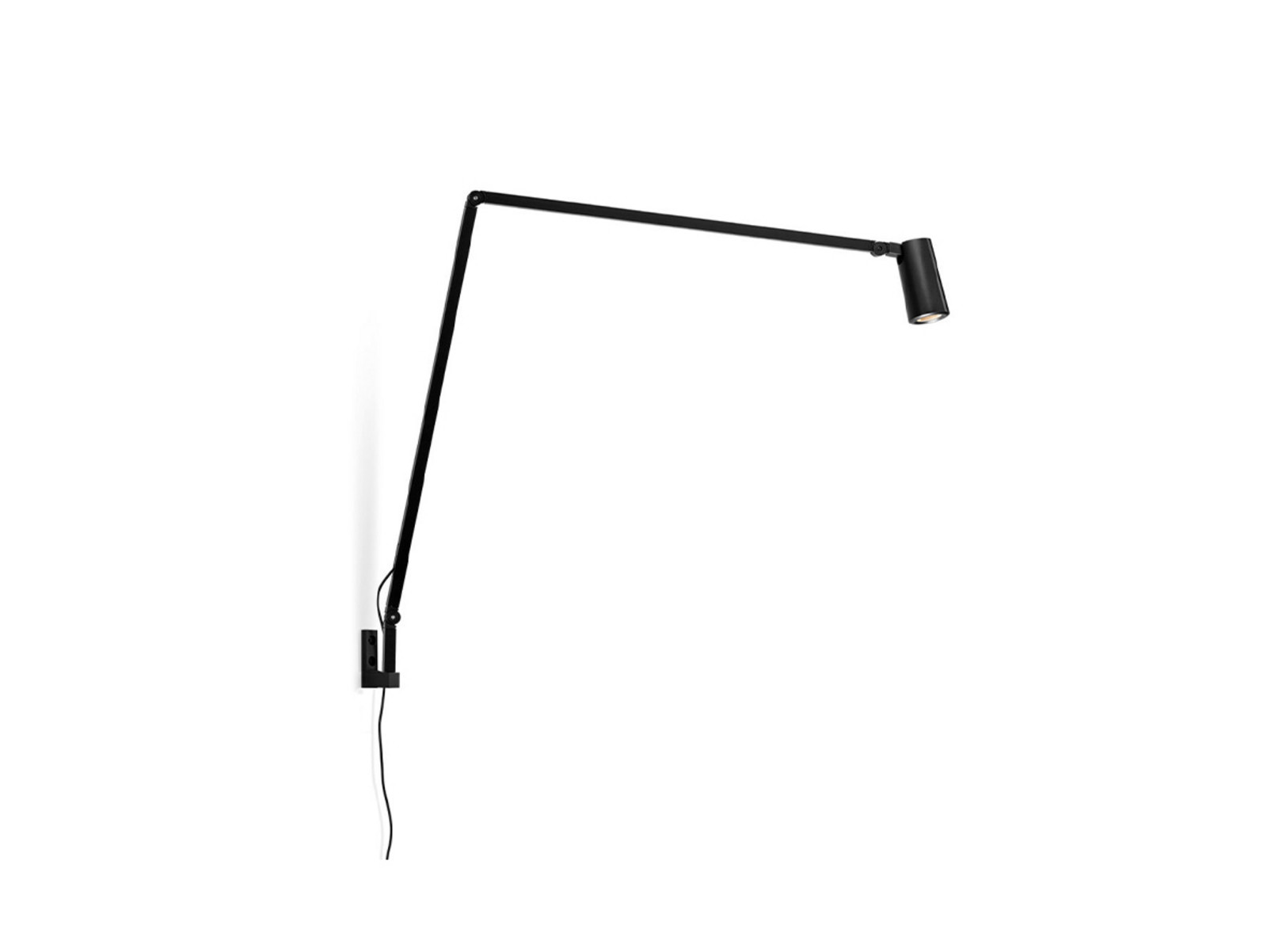 Untitled Spot Væglampe 2700K Black Nemo Lighting - Kontor / arbejdsværelse - Aluminium