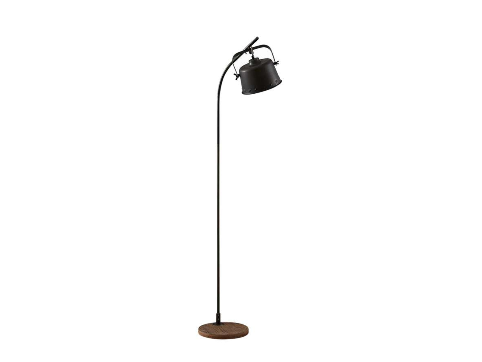 Rubinjo Floor Lamp Wood/Black - Lindby