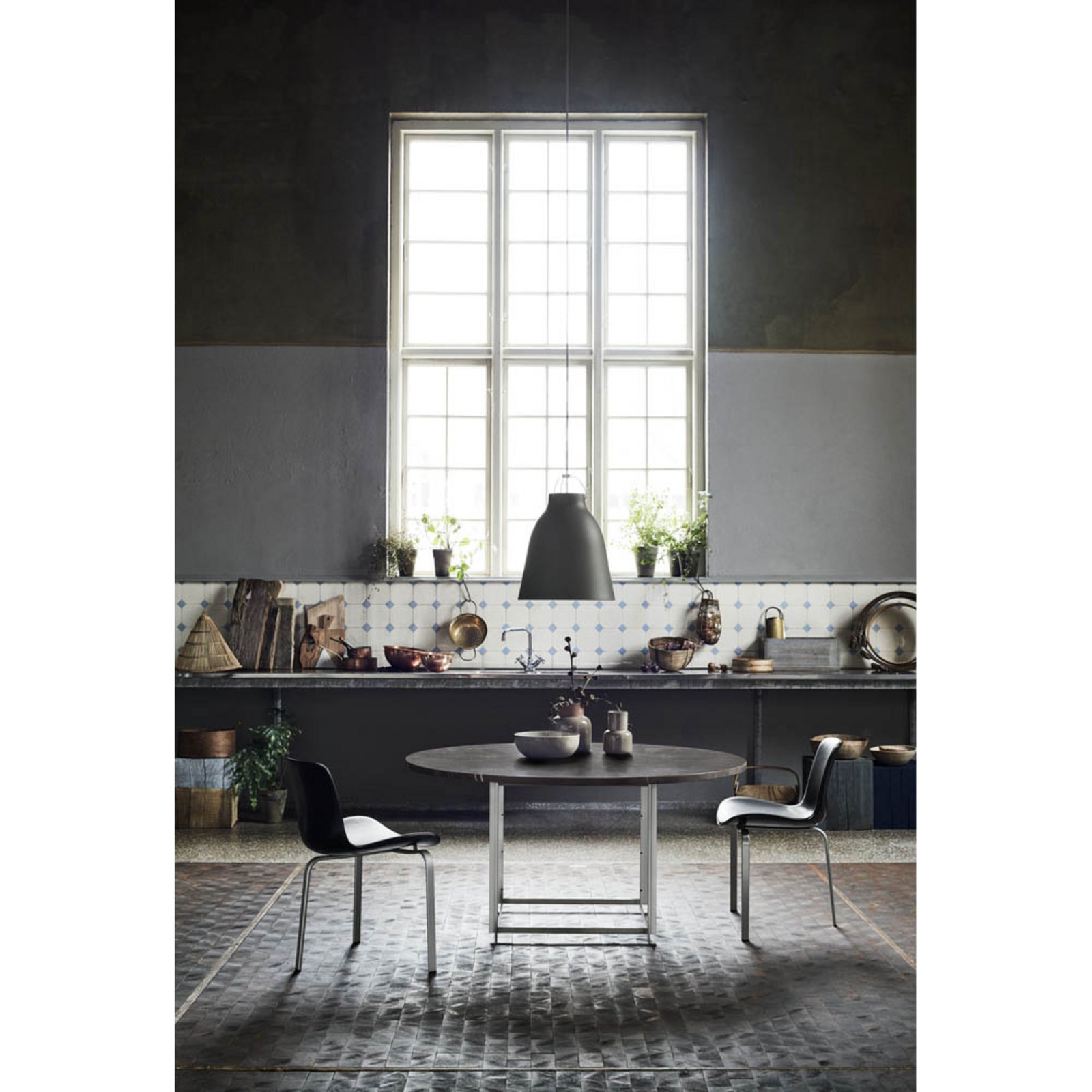 Caravaggio™ P1 Pendant Matt Grey45 - Fritz Hansen