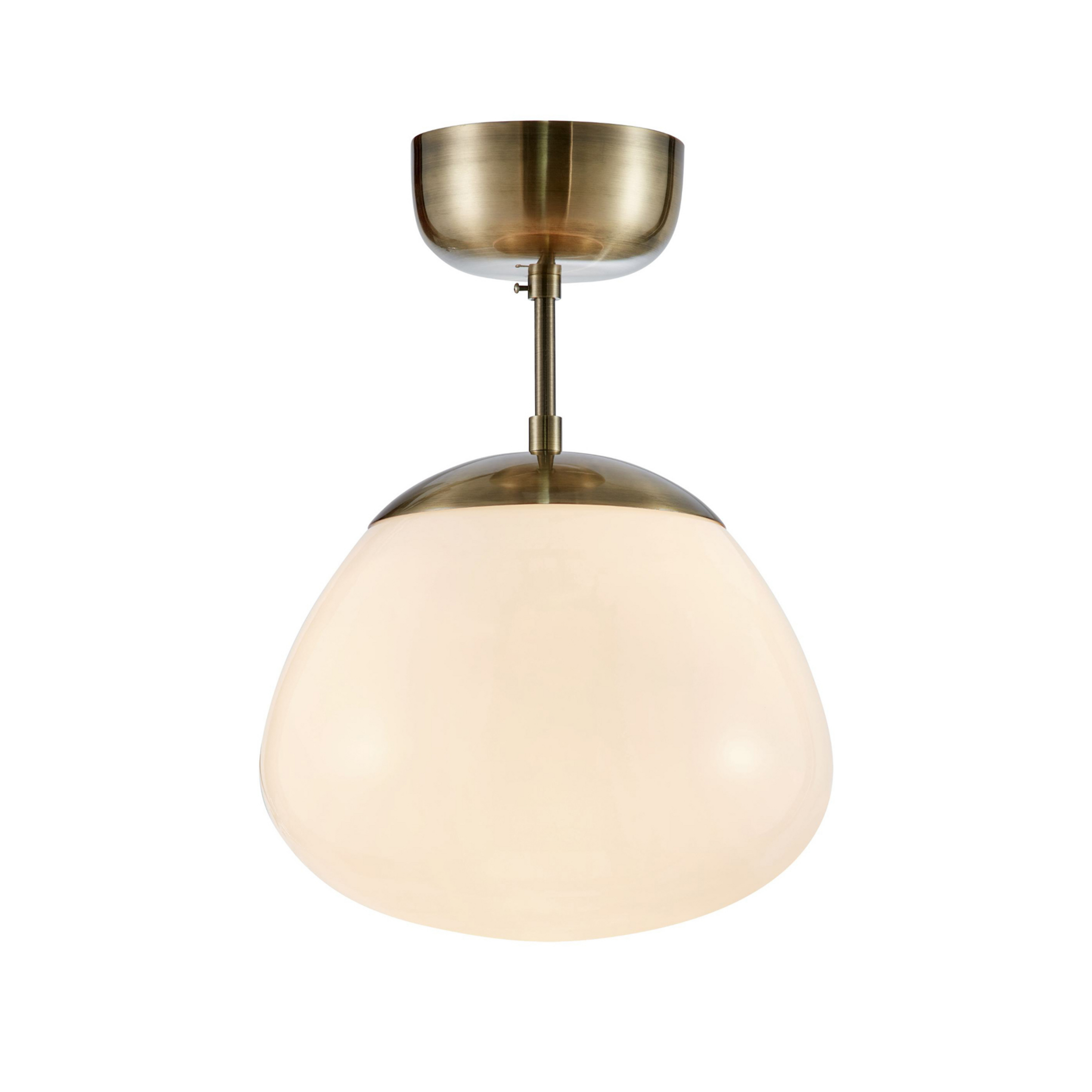 Rise Stropní Svítidlo White/Antique Brass - Markslöjd