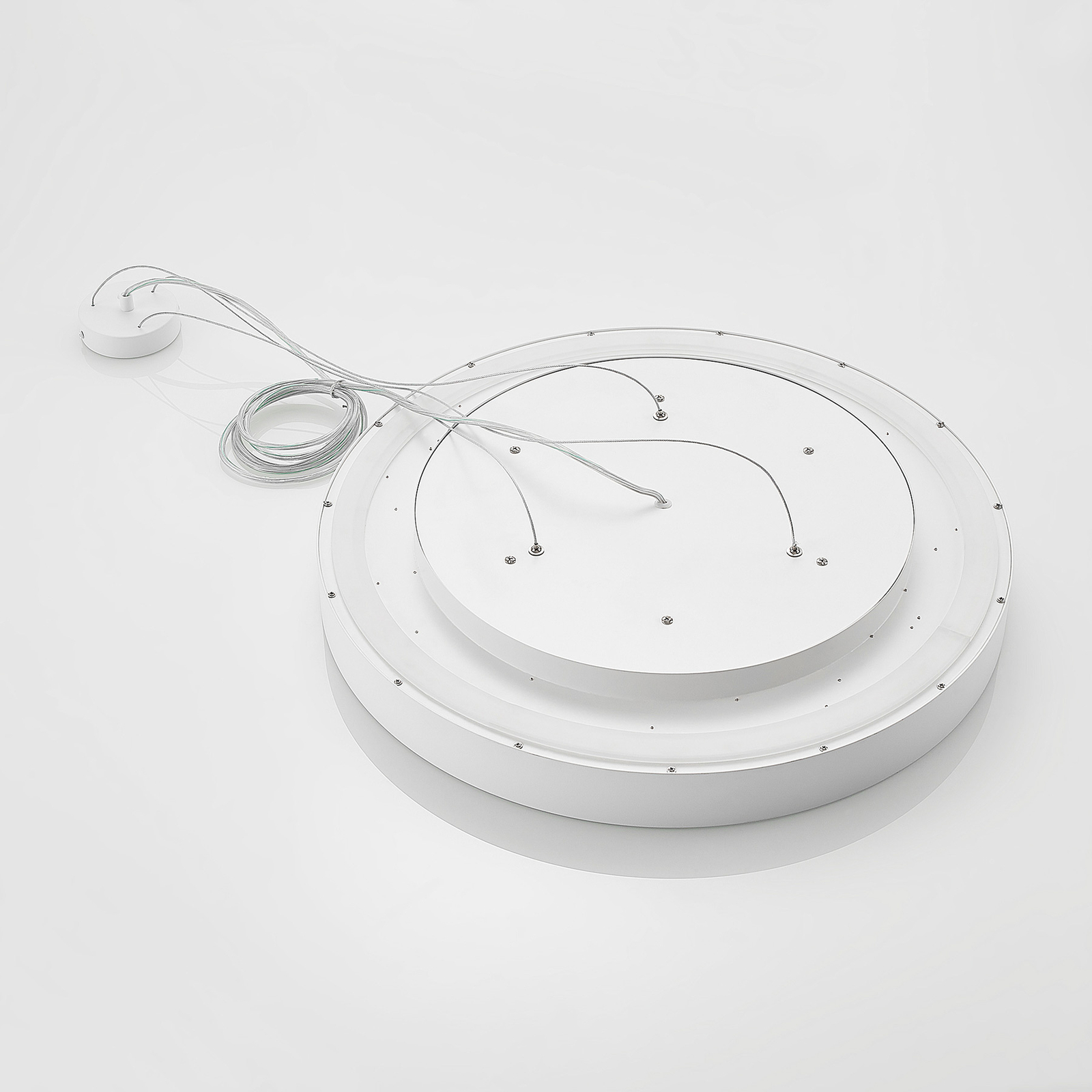 Arcchio Vanida LED a sospensione, bianco, 60 cm