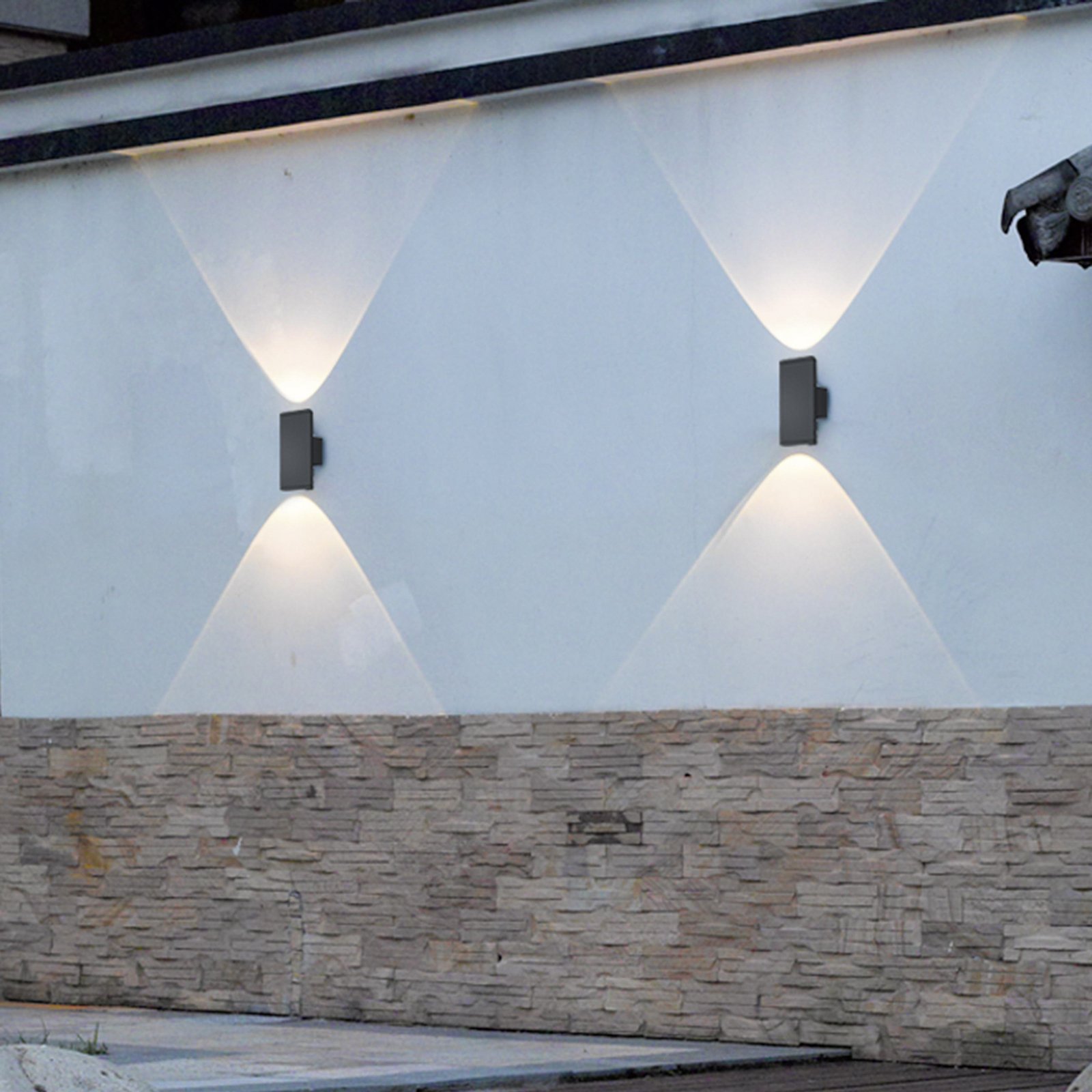 LED buiten wandlamp COLORADO antraciet Hoogte 20 cm Metaal IP54 LED buiten wandlamp COLORADO antraciet Hoogte 20 cm Metaal IP54